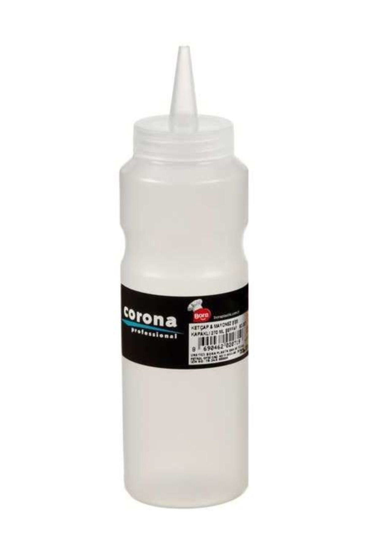 Bora Plastik Bora Bo2071 Ketçap Mayonez Şişe Kapaklı 270 Ml Şeffaf