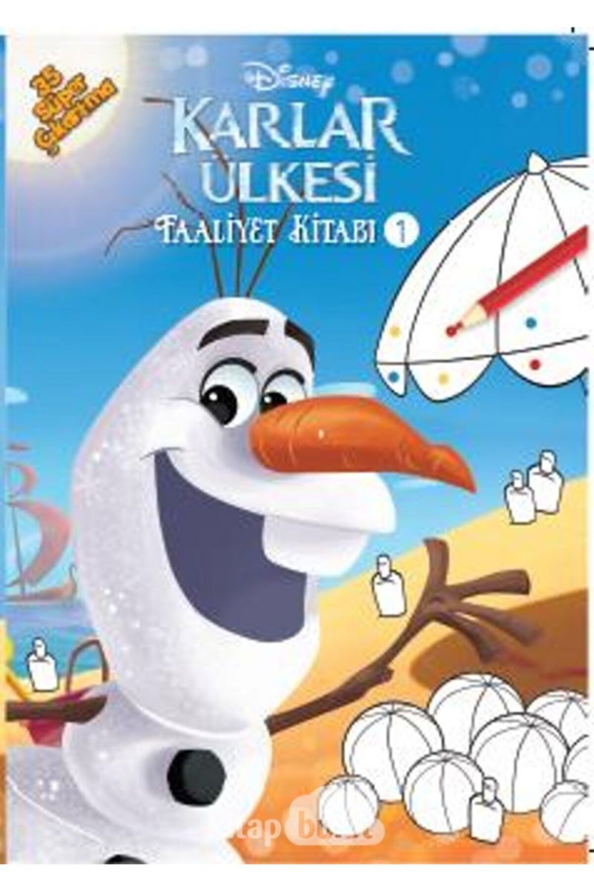 DOĞAN EGMONT ÇOCUK KİTAPLARI Disney Karlar Ülkesi Faaliyet Kitabı 1