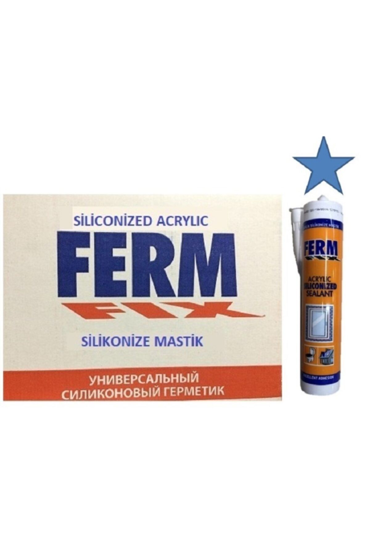 Somafix 24 Adet 500 gr Beyaz Flexi Elastik Silikonize Mastik Tam Gramaj