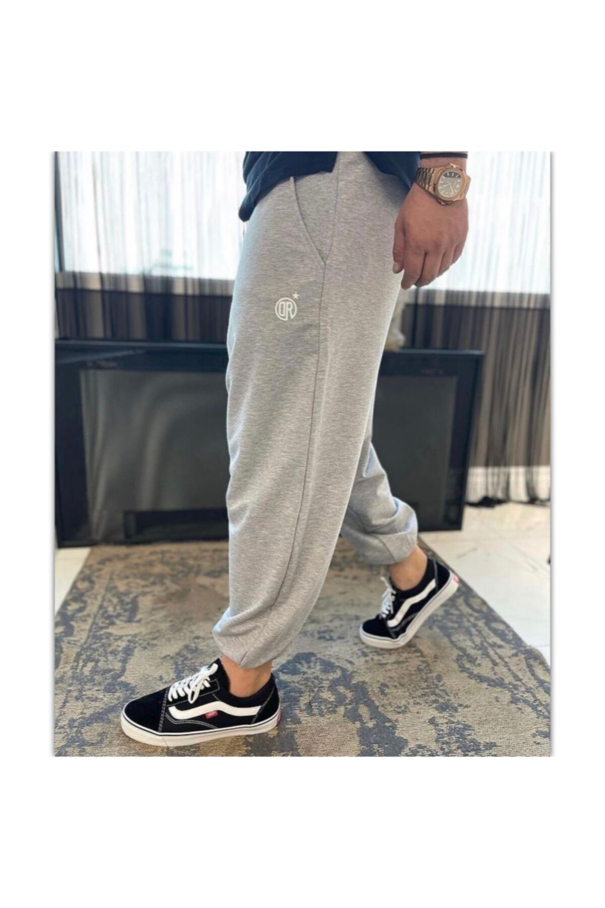 MaschioModa Erkek Jogger Eşortman Gri Renk