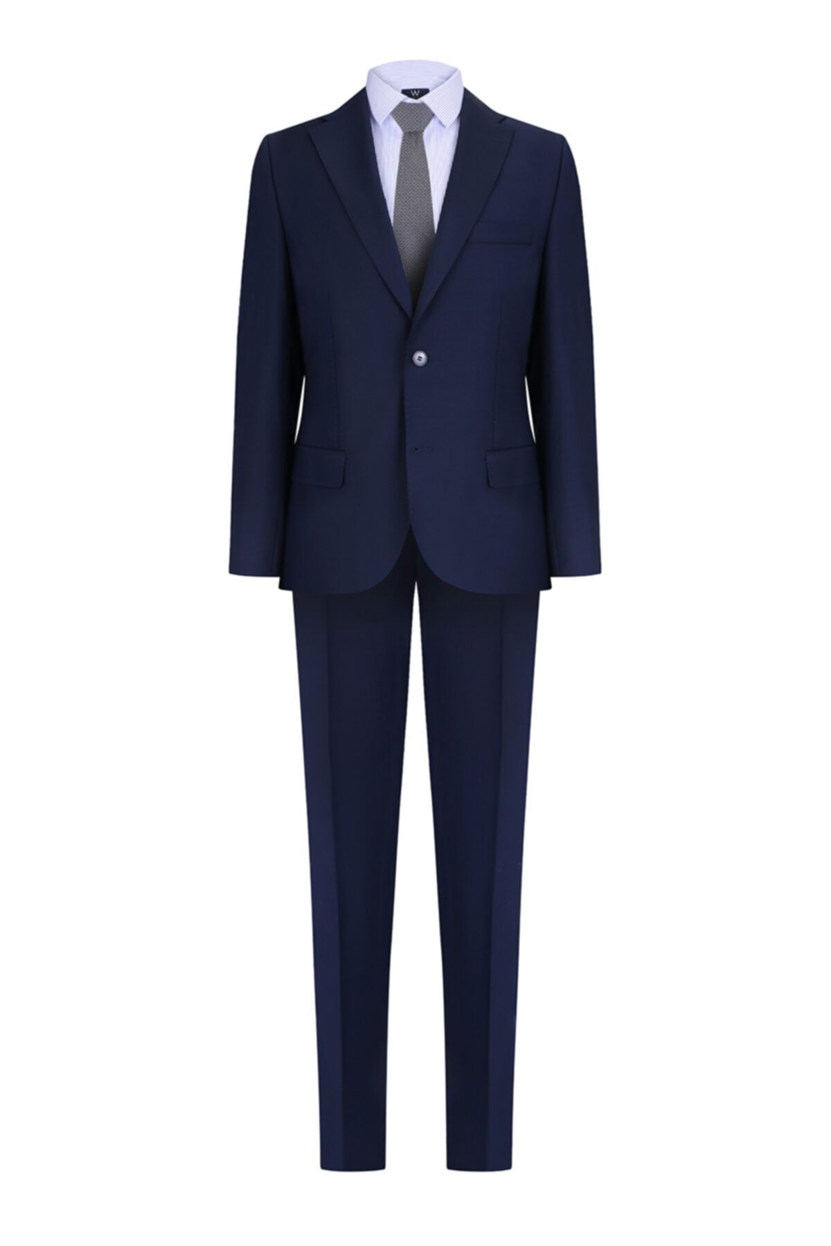 W Collection LACİVERT ÇİFT PANTOLONLU TAKIM ELBİSE