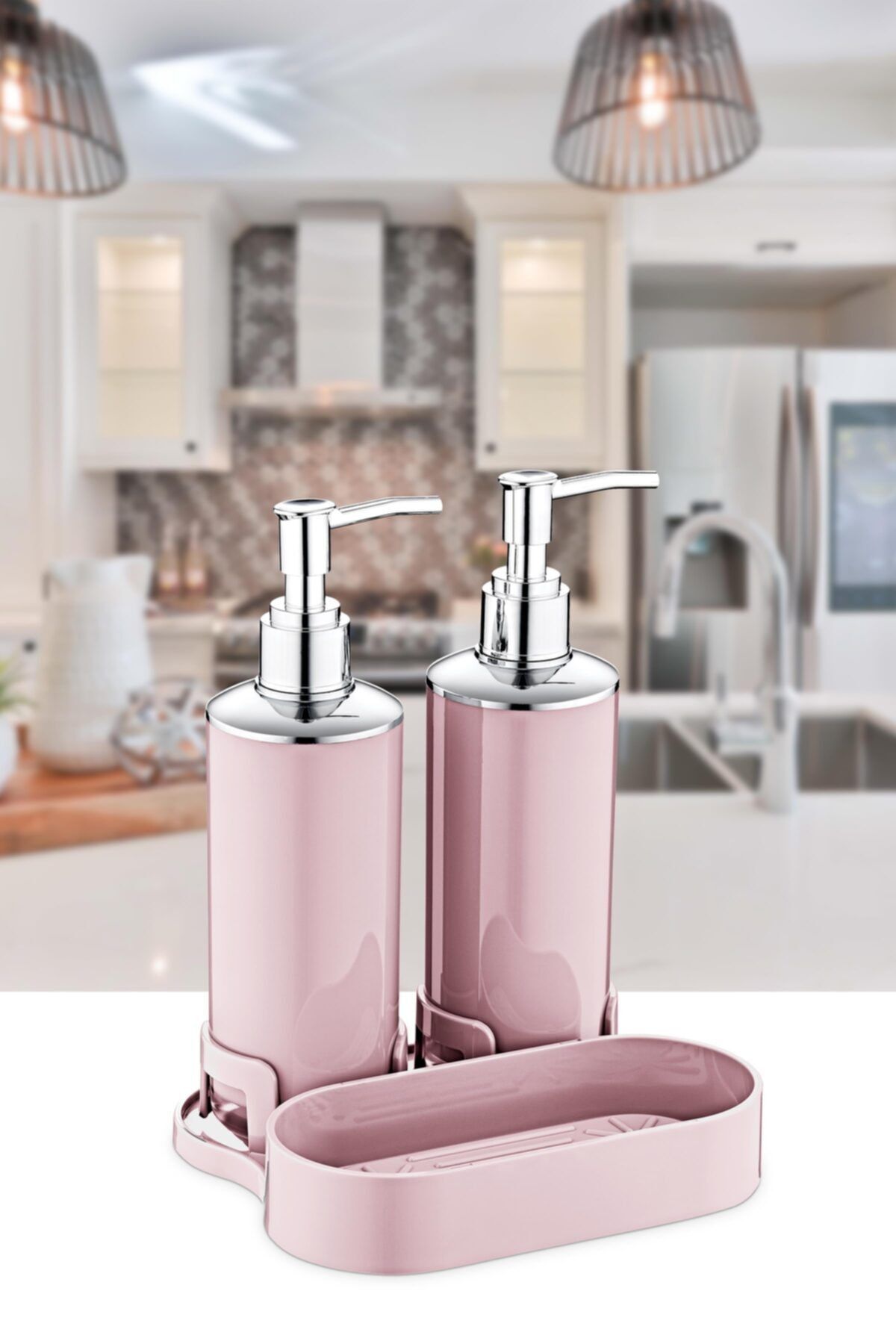 Okyanus Home Pembe Ikiz Sıvı Sabunluk