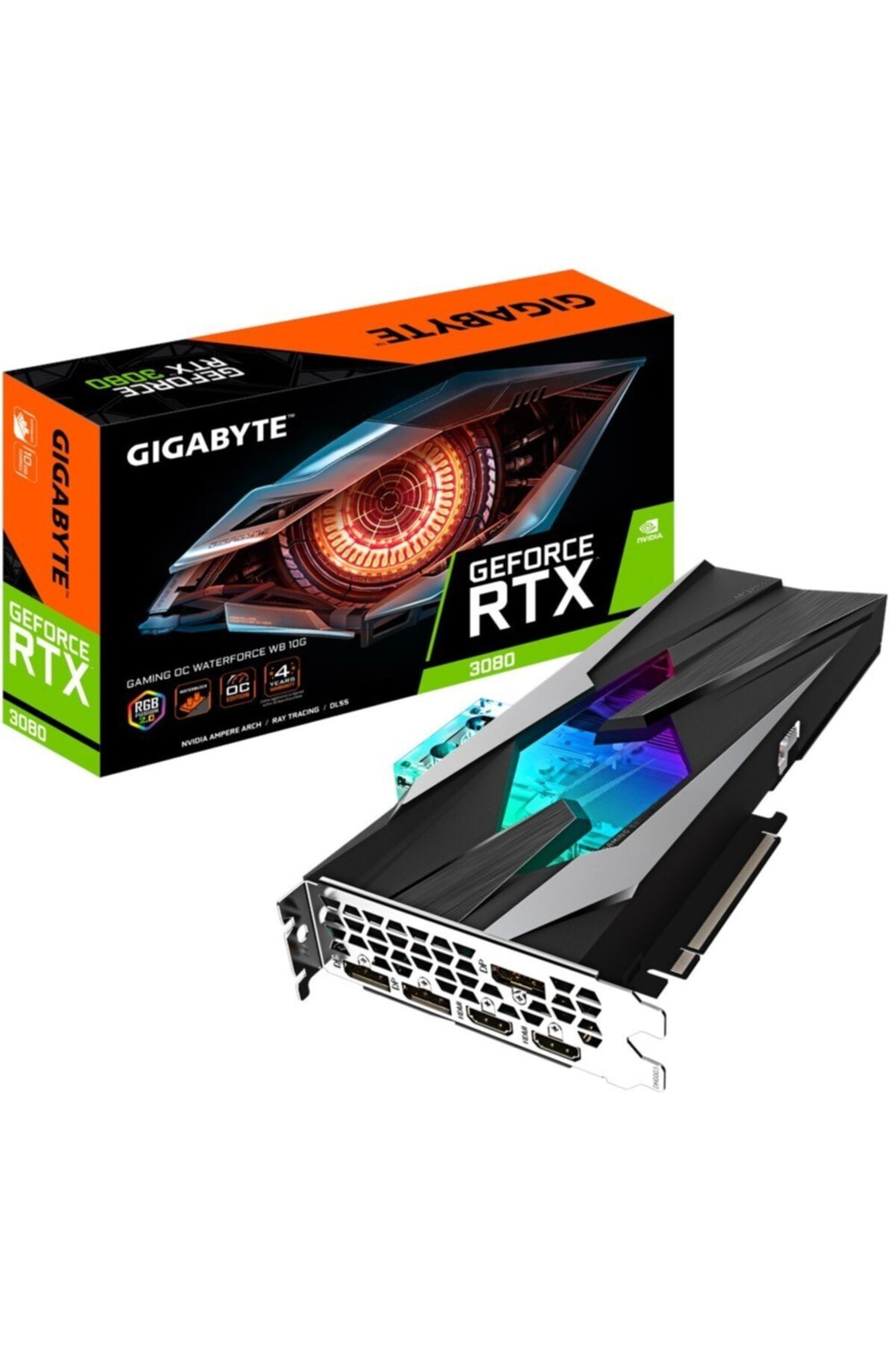 Gigabyte Gıgabyte Nvıdıa Geforce Rtx 3080 Gaming Oc Waterforce Gv-n3080gamıngoc Wb-10gd 2.0 10 Gb Gddr6x