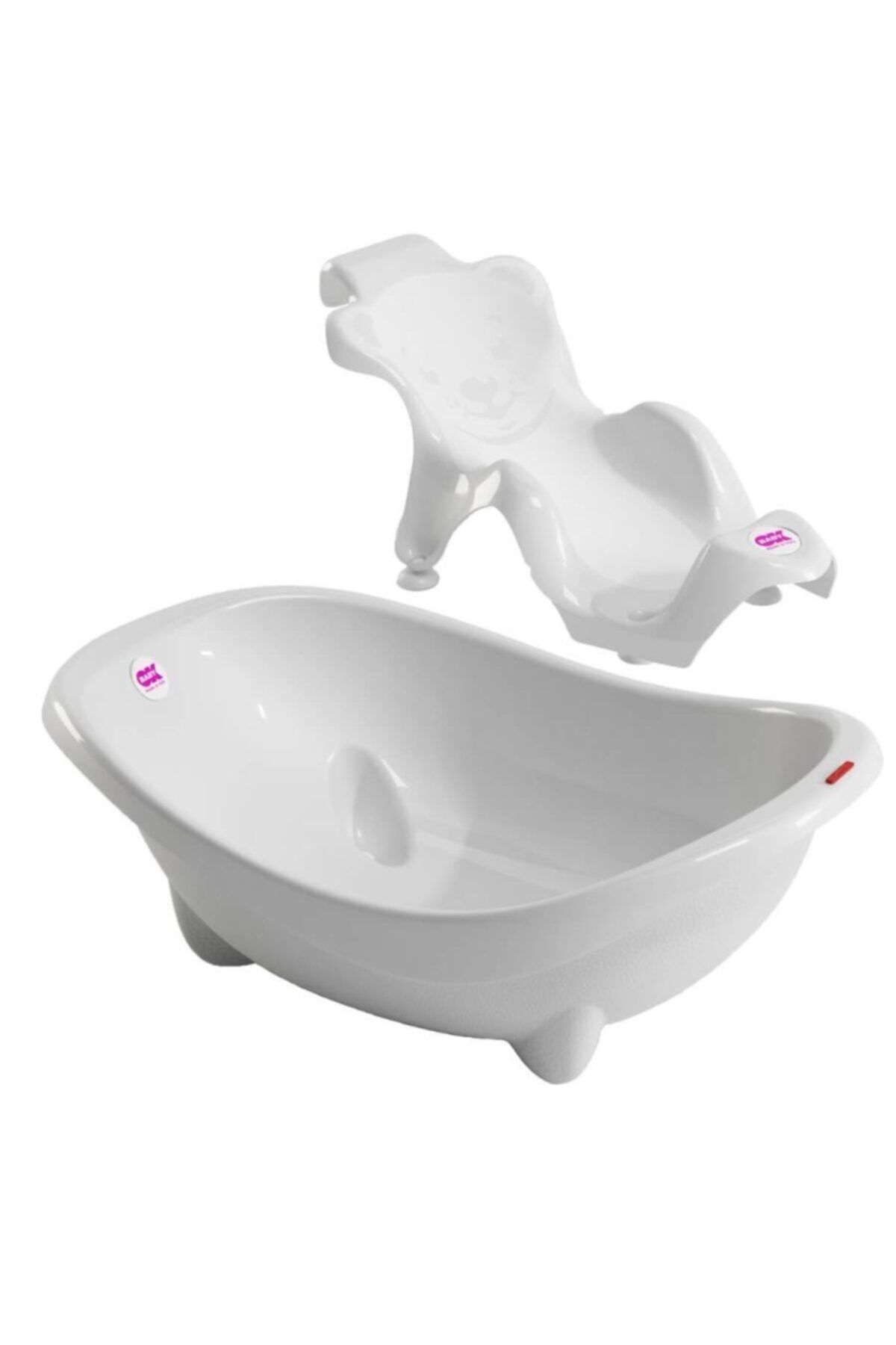 Okbaby Onda Laguna Banyo Küveti & Buddy Küvet Aparatı / Beyaz