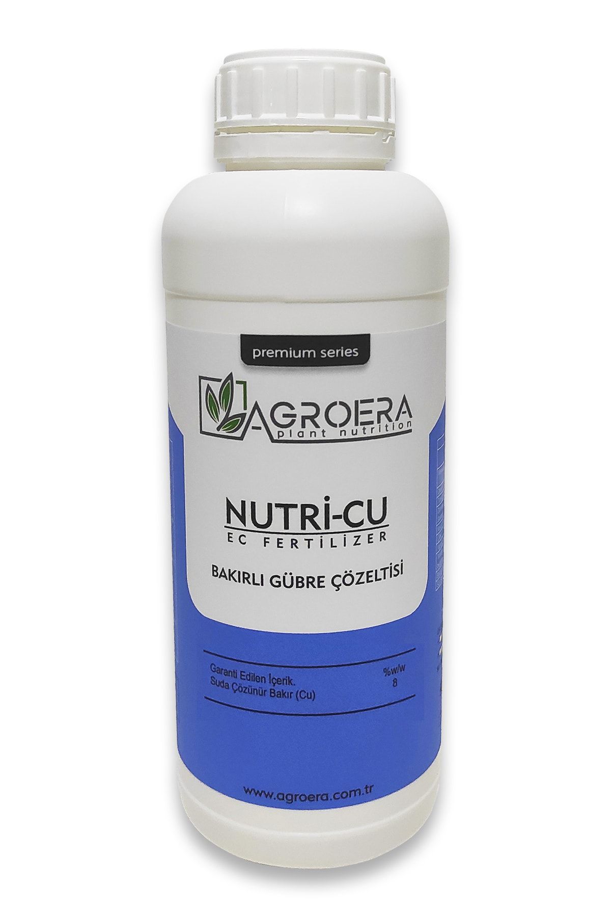 AGROERA Nutri-cu %8 Sıvı Bakır - Sistemik Bakır - Bordo Bulamacı 1 Litre
