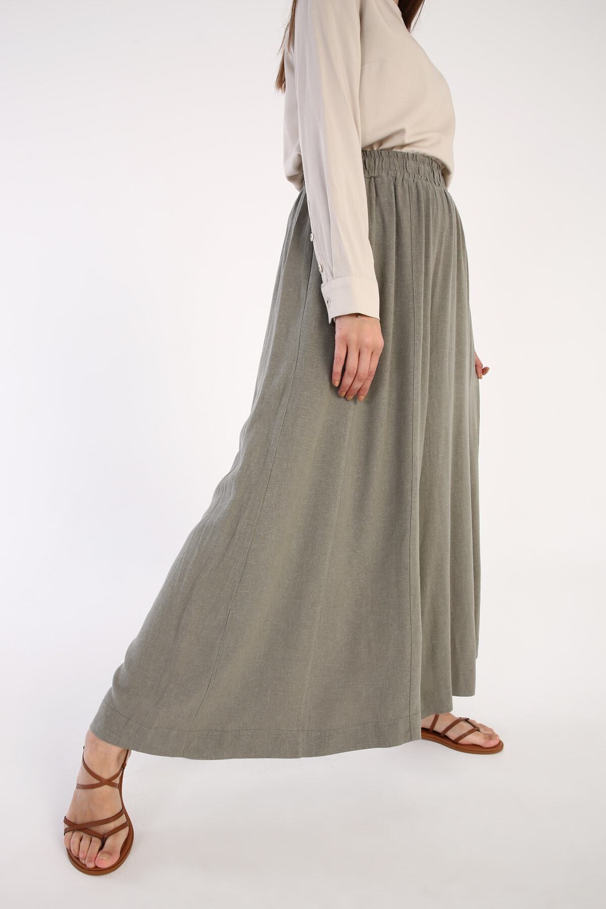 ALLDAY Defne Bol Keten Pantolon