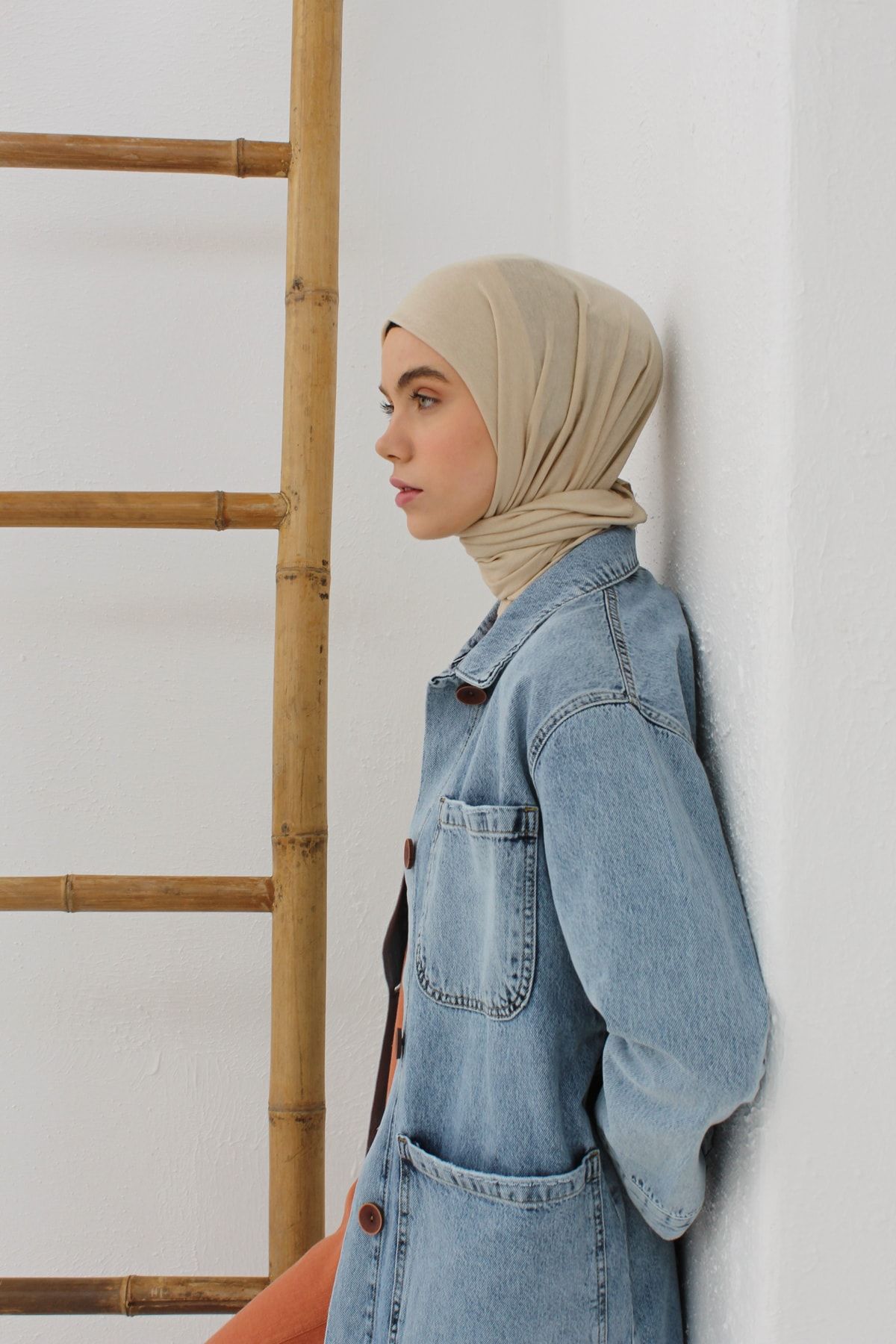 ALLDAY Kadın Mavi Dört Cepli Denim Ceket