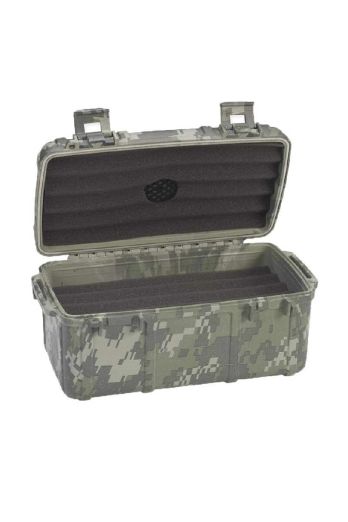 Cigar Caddy 15 Kamuflaj Travel Humidor Puro Kutusu