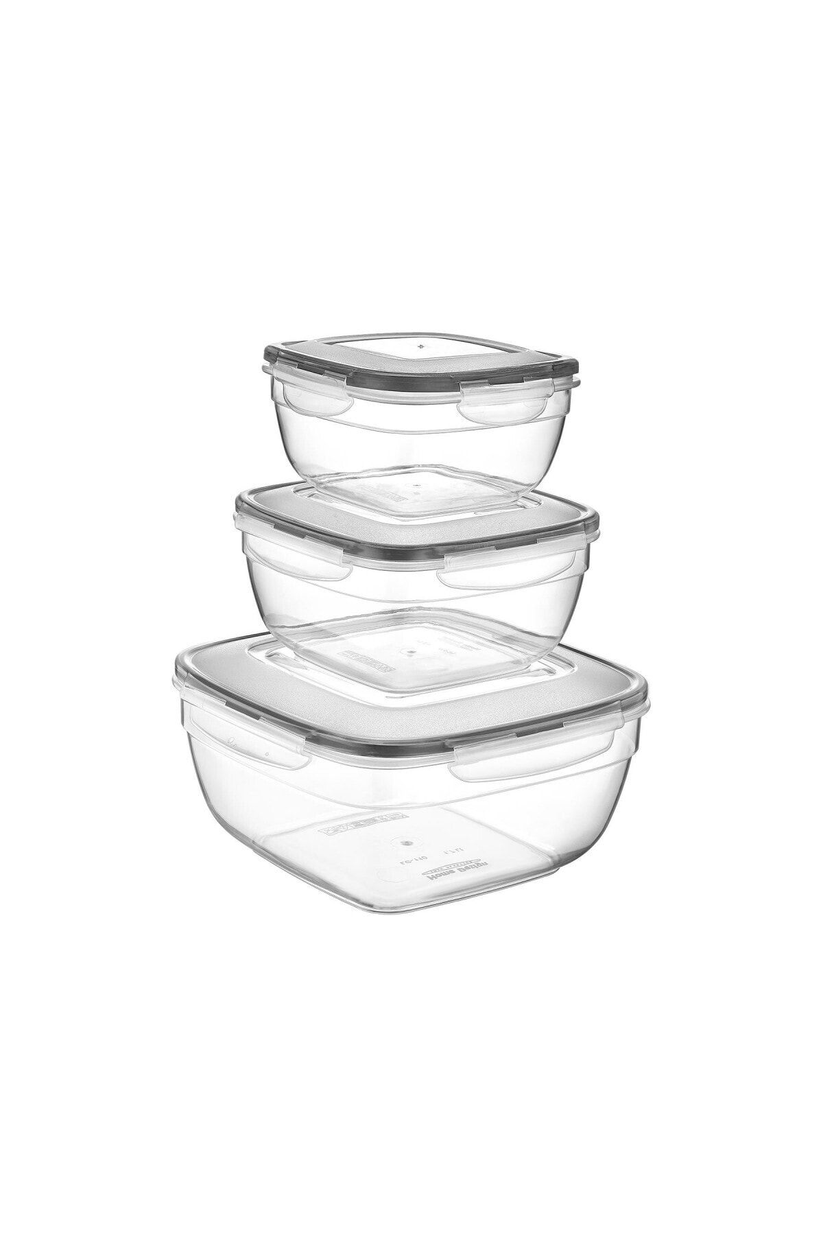 Mark Galery Fresh Box Kare 3lü Set 0,6-1-1,7 Lt Lc-300