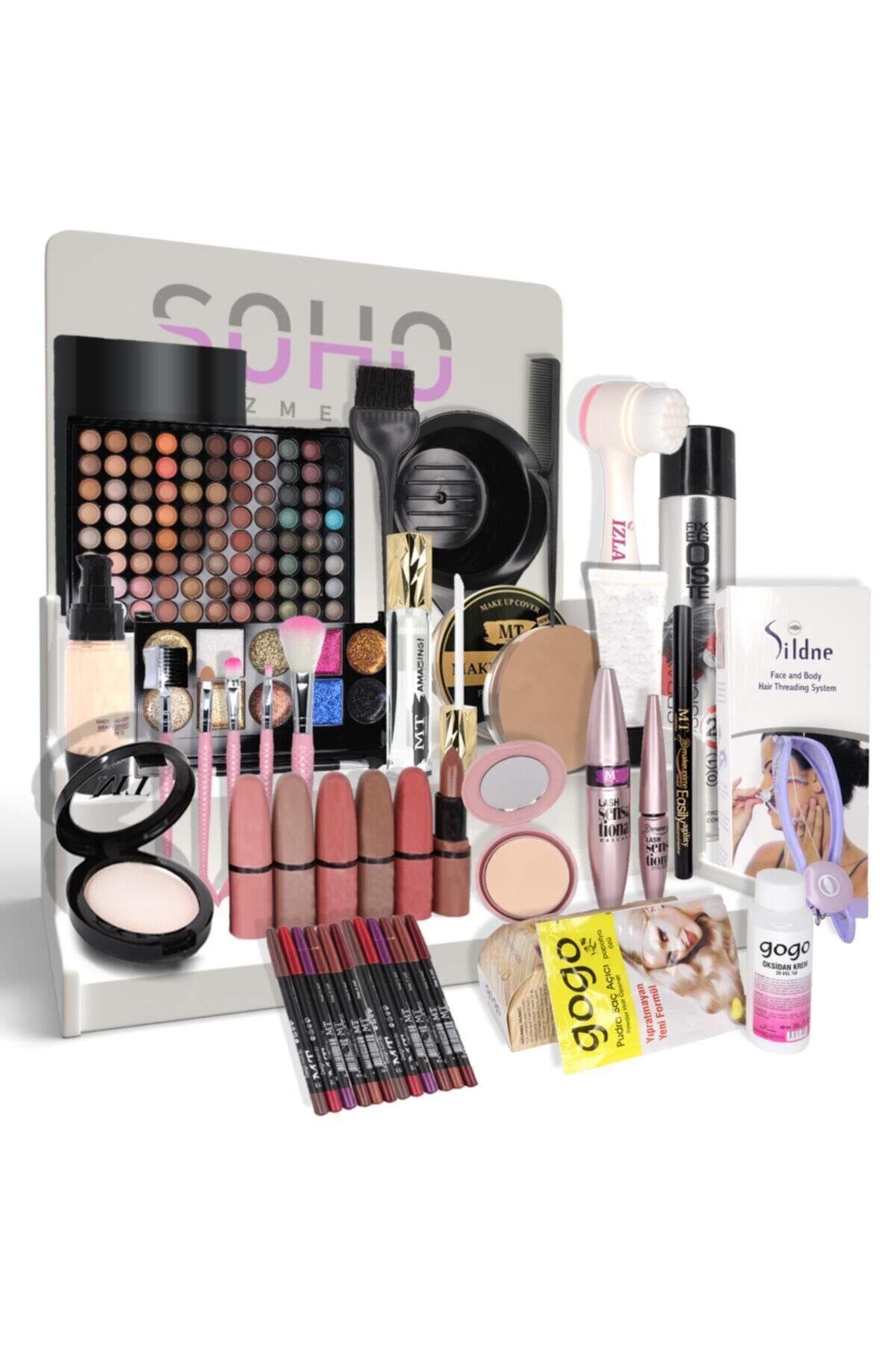 Makeuptime Özel Turuncu Makyaj Seti Beyaz Ten