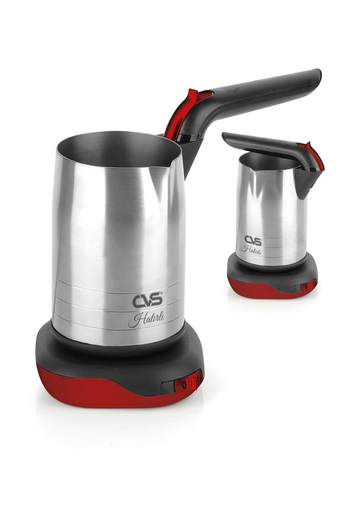 CVS Dn 1908 Hatırlı Elektrikli Cezve - Kırmızı
