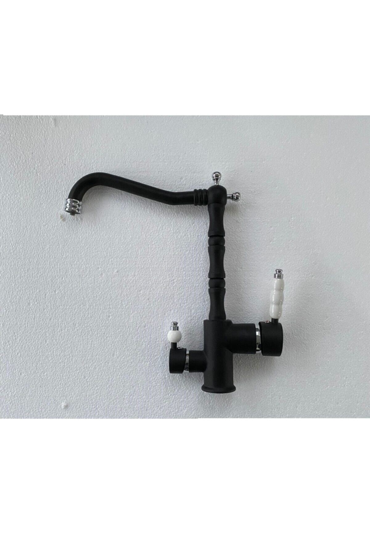 HESAPLI ÇARŞI Rustik Osmanlı Mutfak Evye Arıtmalı Bataryası Siyah