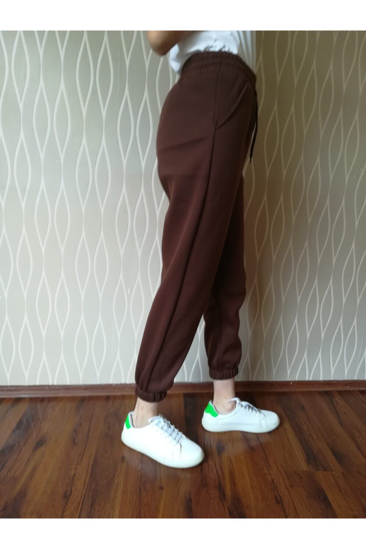 EGN Fashion Bayan 3 Iplik Pamuklu Eşofman Altı