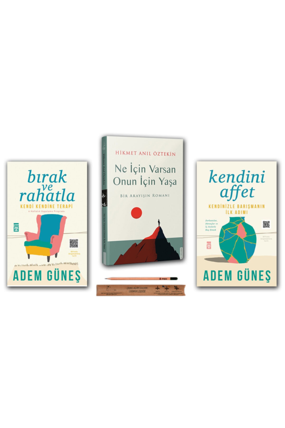 Timaş Yayınları Bırak Ve Rahatla - Kendini Affet - Ne Için Varsan Onun Için Yaşa Set 3 Kitap