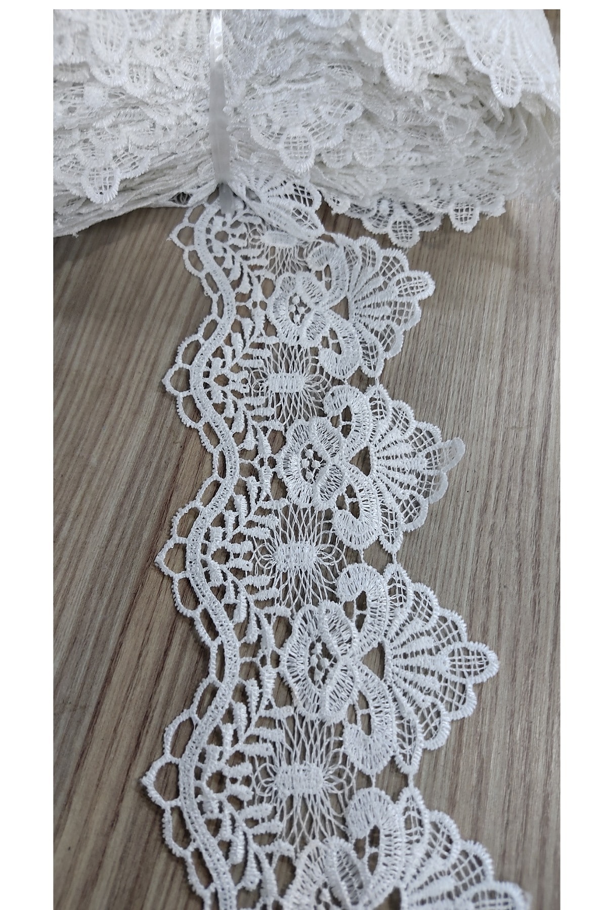 DUAYEN Güpür Dantel Ara Kral Desen 3 Metre