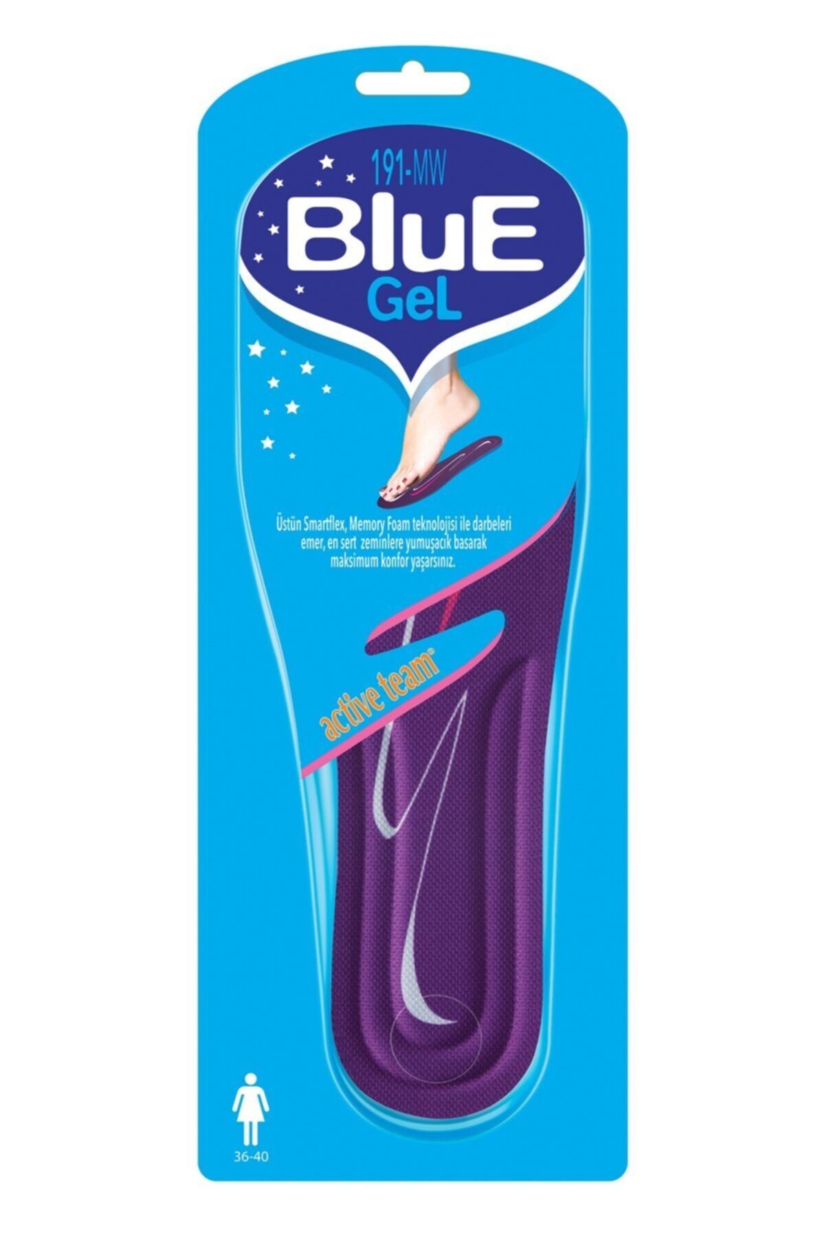 Blue Gel Memory Jel - Kadın - Casual Tabanlık