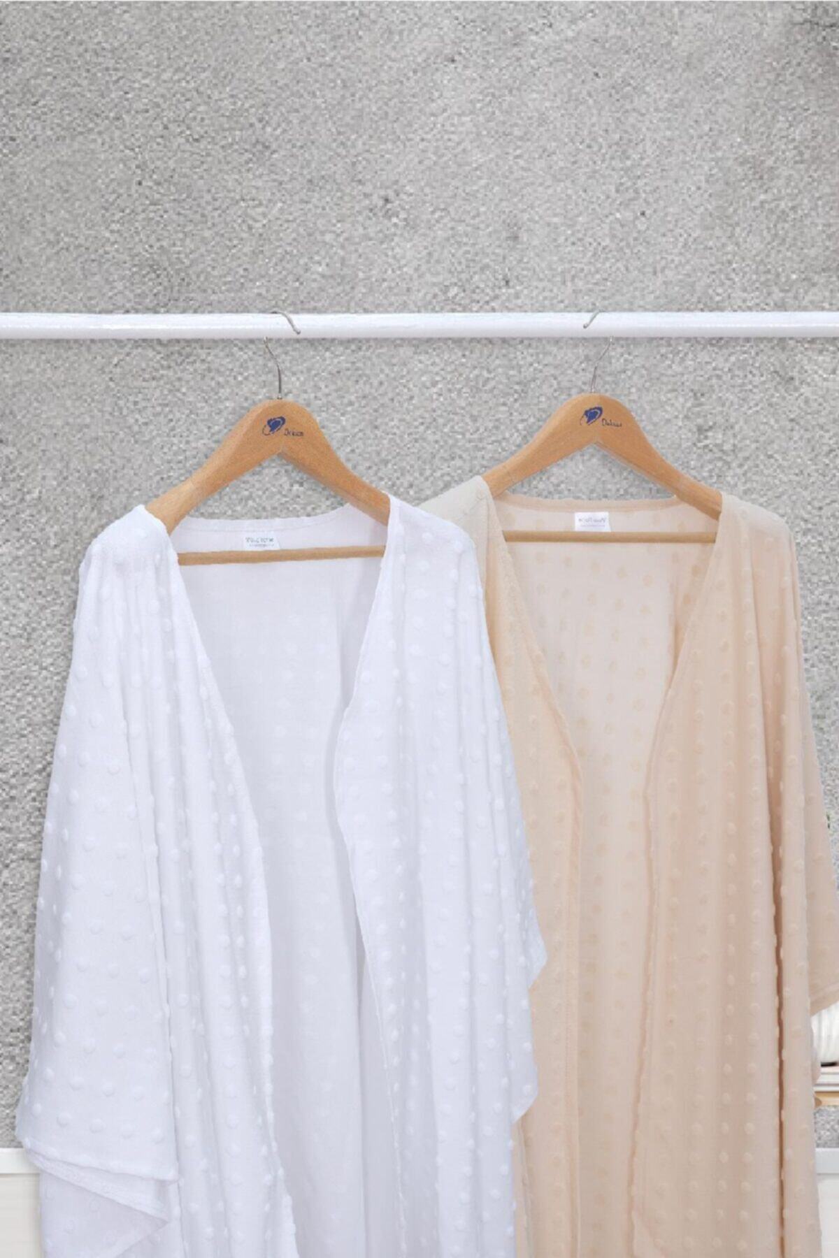 Woop Home Jakarlı Niki Kadife Sabahlık