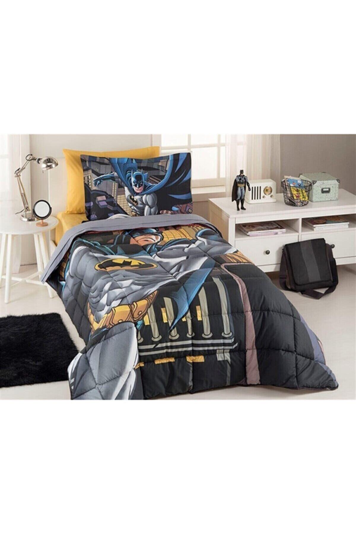 Özdilek Lisanslı Tek Kişilik Uyku Seti Batman Yellow