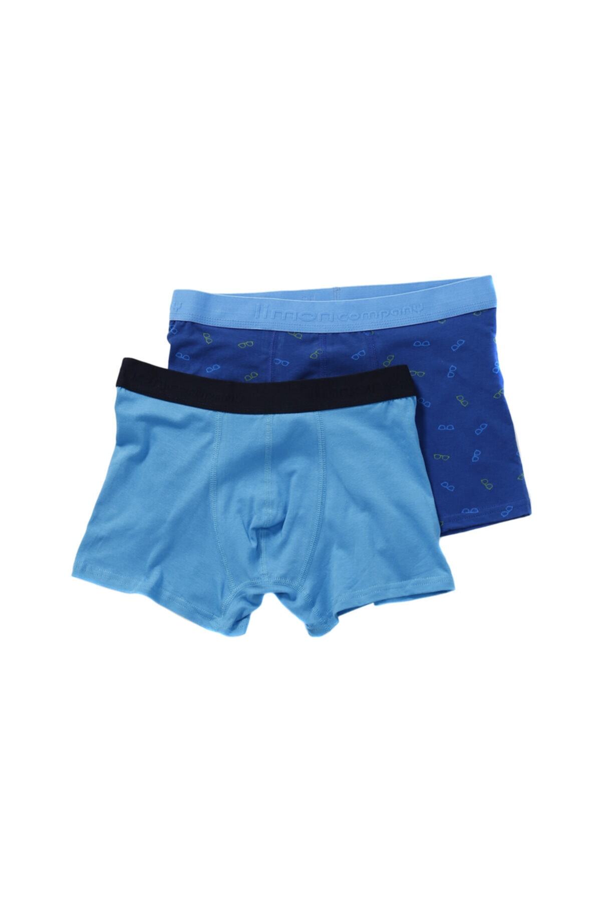 LİMON COMPANY Limon Mavi Boxer