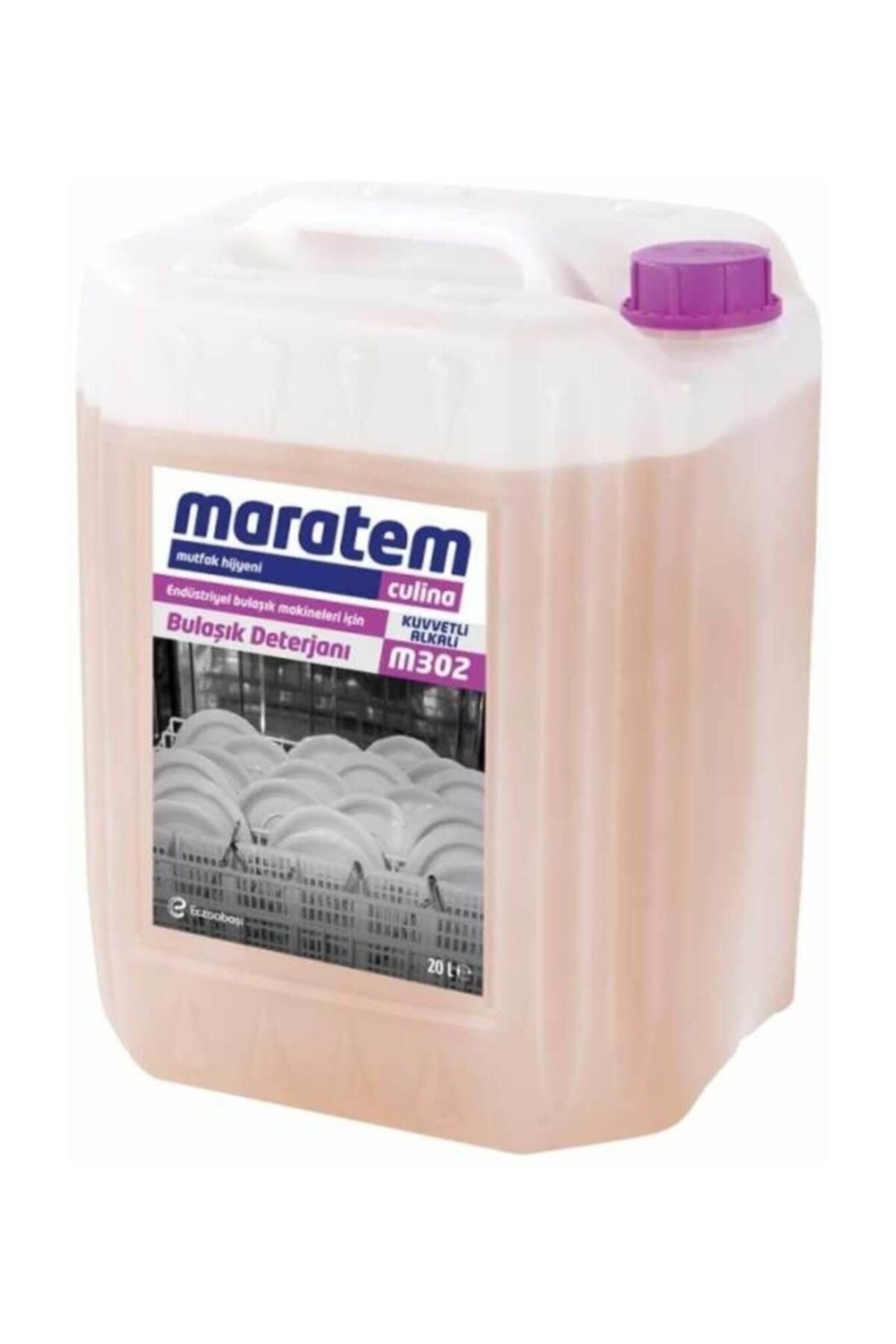 Maratem M302 Endüstriyel Bulaşık Makineleri Için Bulaşık Deterjanı 20lt 8693239216629