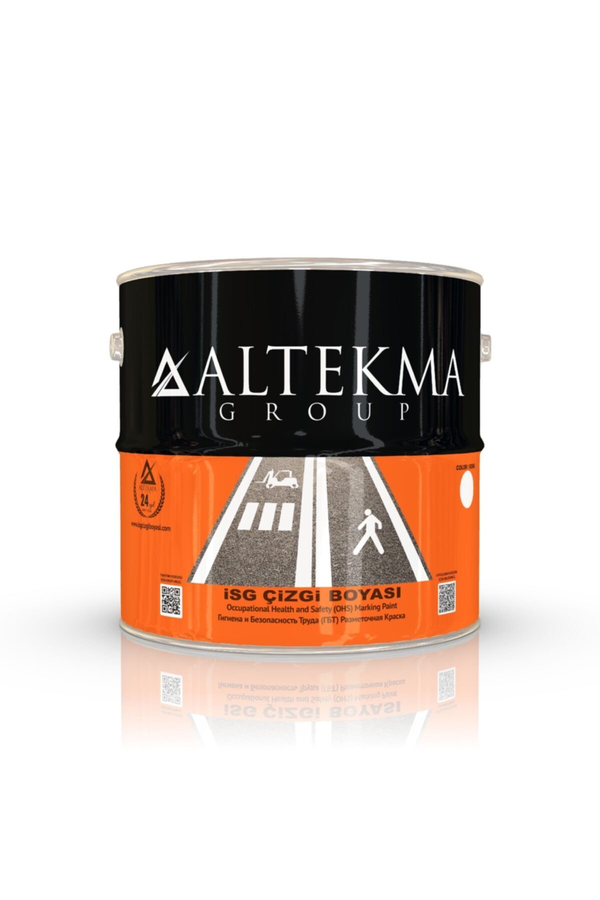 Altekma Safetyline Ral 6001 Yeşil Isg Çizgi Boyası 5 Kg