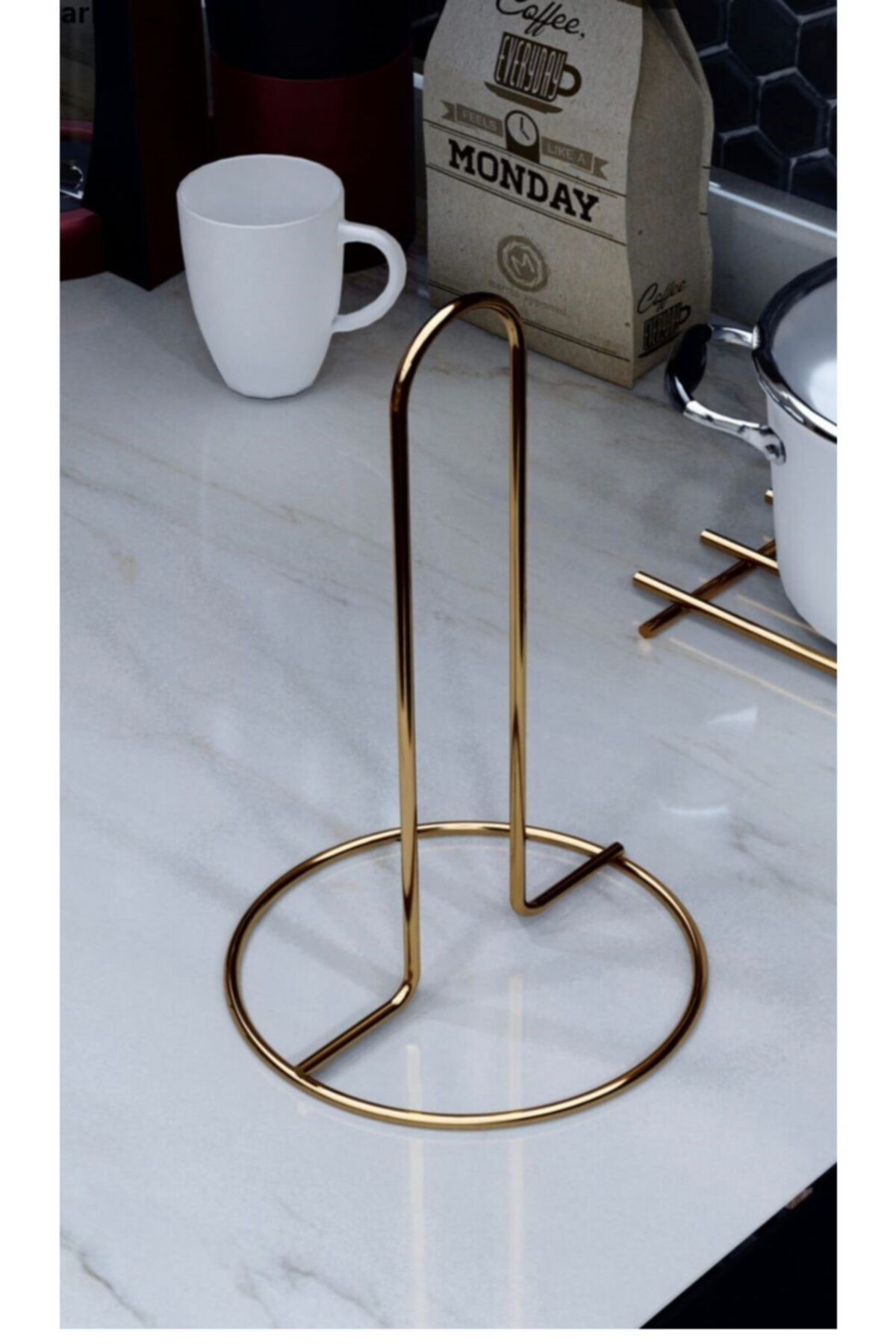 ASlife Home Çelik Paslanmaz Havluluk Gold