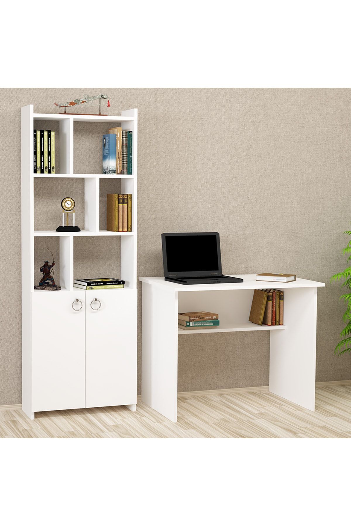Kalender Dekor Ellen Mayra 90 Cm Çalışma Masası Takımı El01