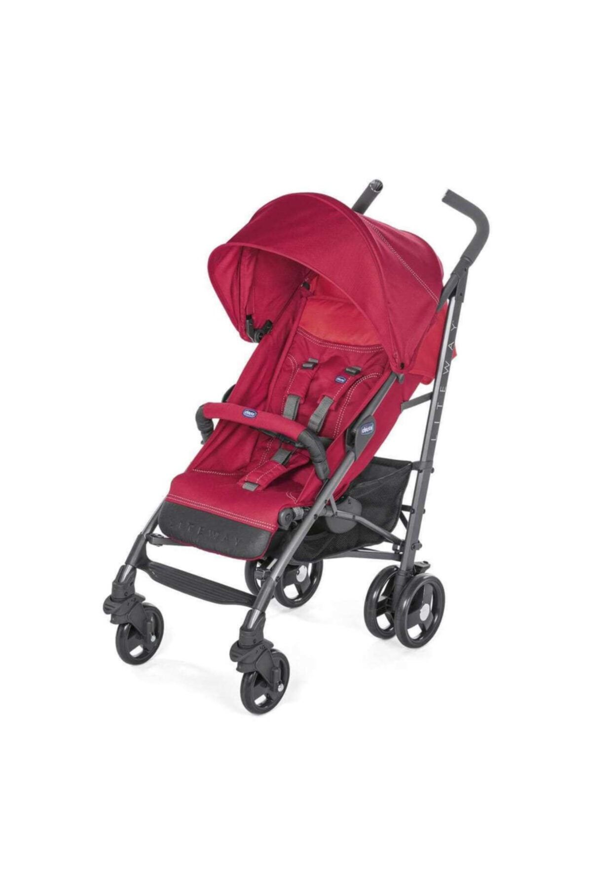 Chicco Lite Way 3 Complete Bebek Arabası Red Berry