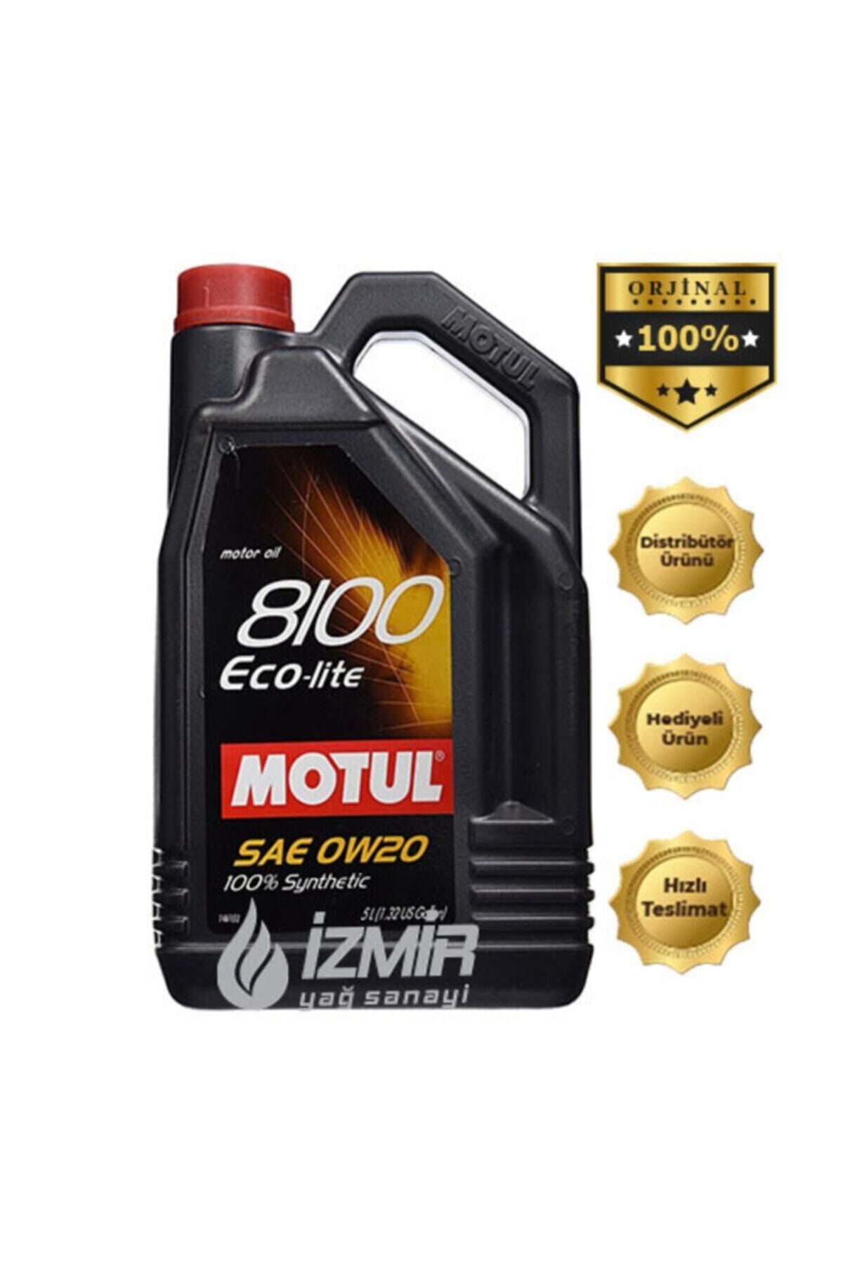 Motul 8100 Eco-lıte 0w-20  1085365 Litre %100 Sentetik Motor Yağı