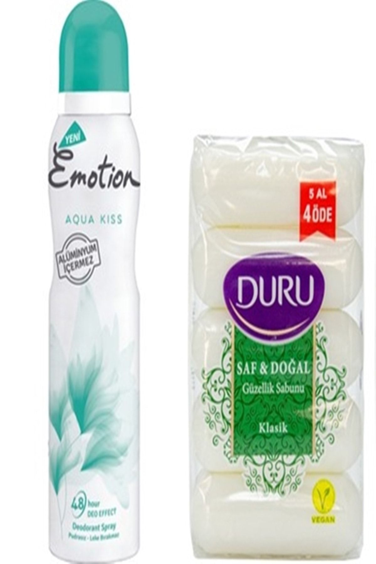 Emotion Aqua Kiss Deodorant + Duru Güzellik Sabunu Hediyeli