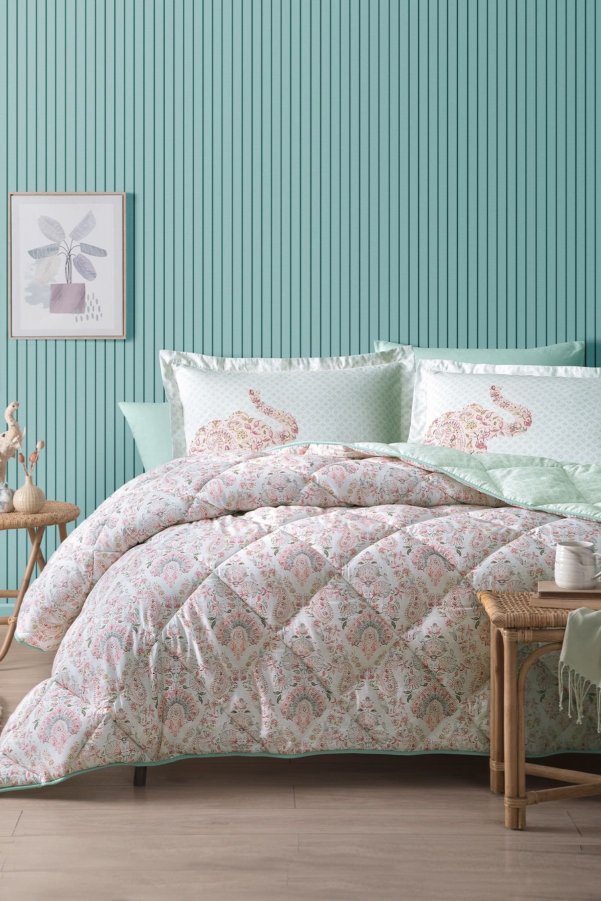 Yataş Bedding Alena Tek Kişilik Uyku Seti - Nil Yeşili