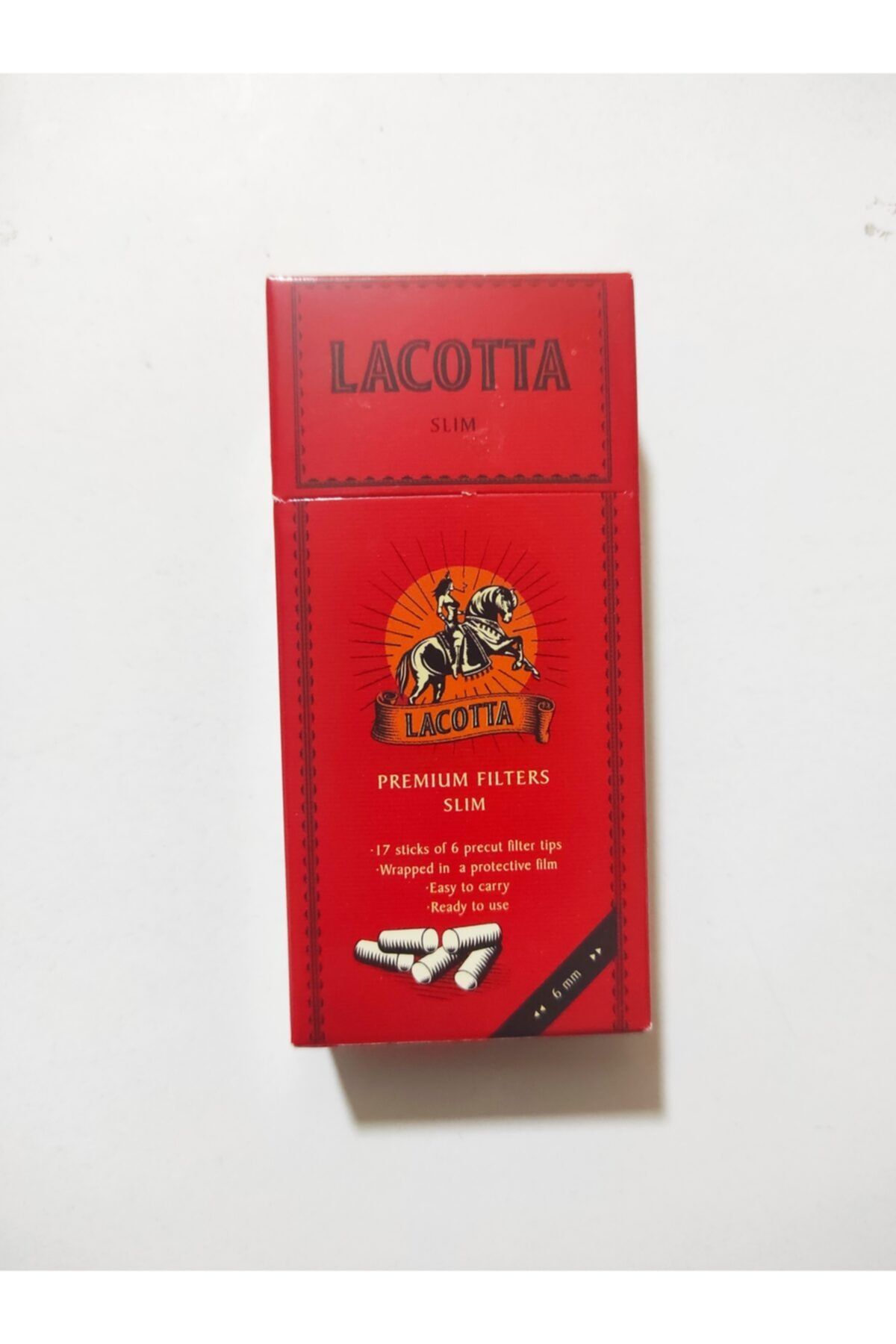 LACOTTA Slim 6mm Premium Sigara Filtresi 102'li