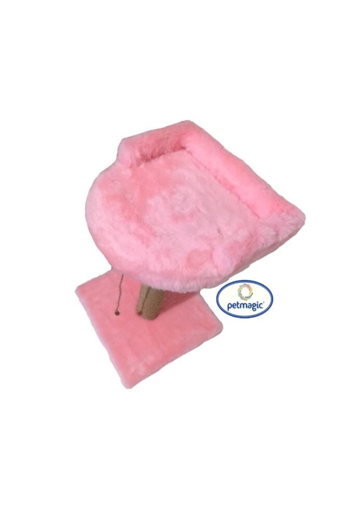 Pet Magic Pembe Kedi Tırmalama Tahtası Oyun Alanı 30x30x50h