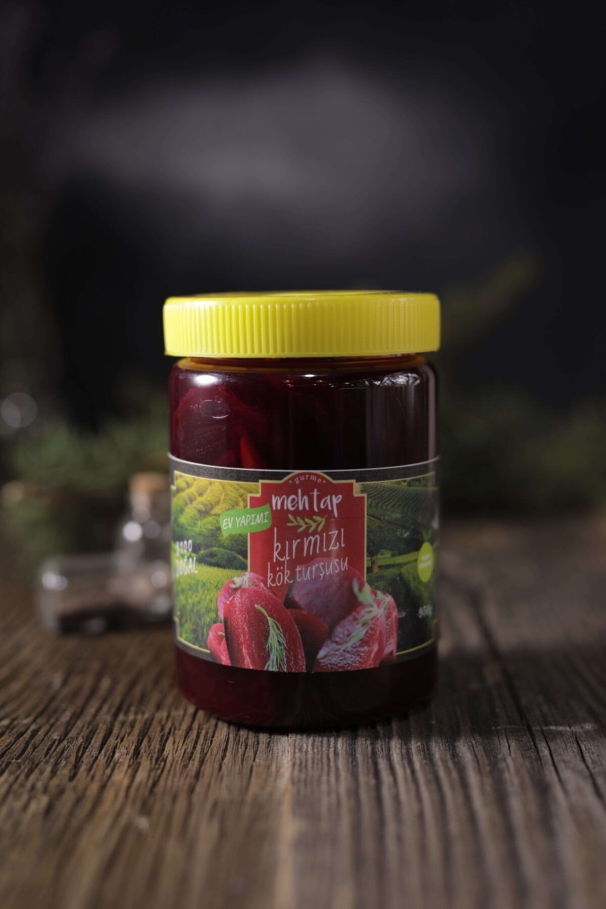 Mehtap Gurme Ev Yapımı Kırmızı Kök Pancar Turşusu 950g