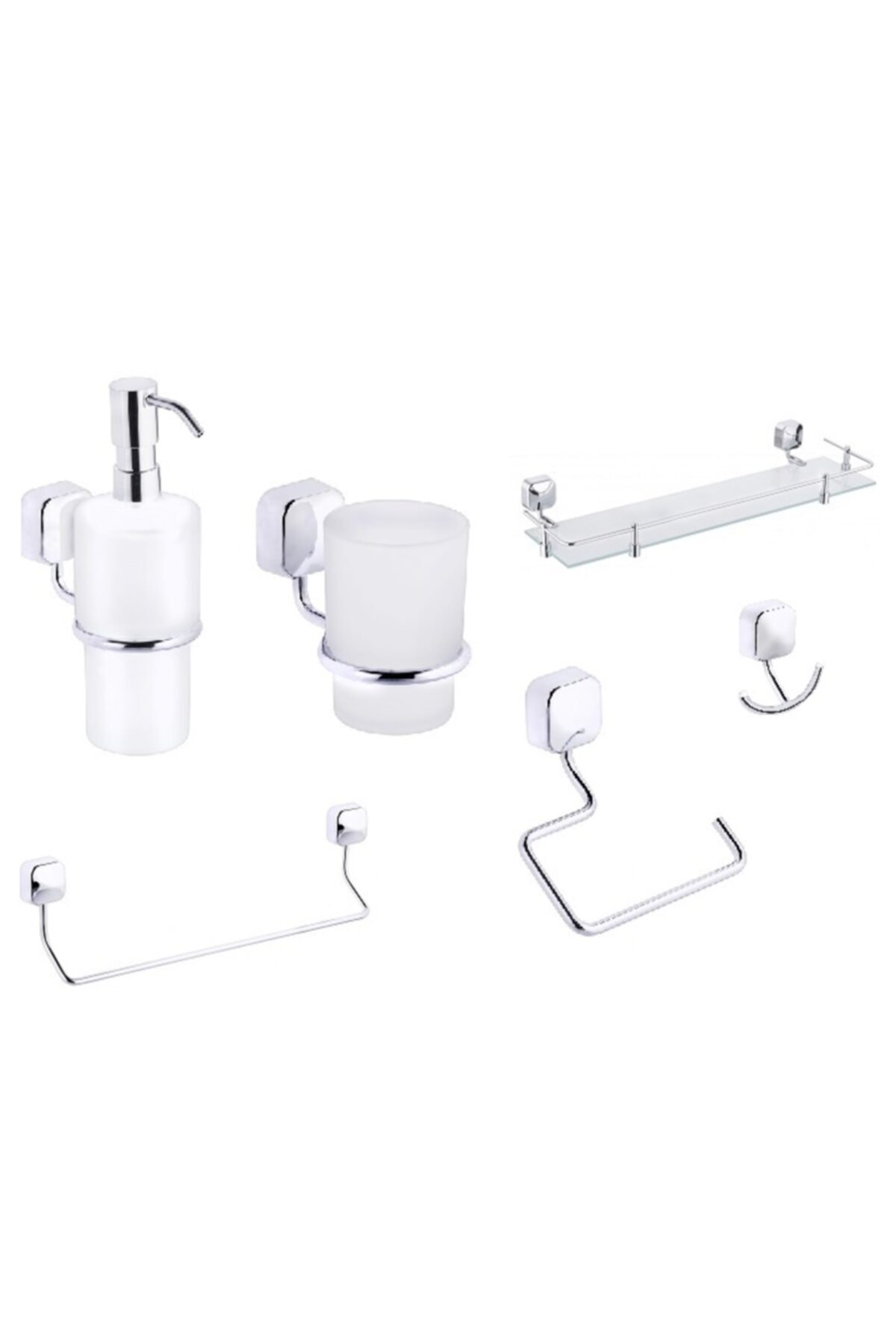 CAMERO Enjoy Chrome Serisi 6 Parça Banyo Seti