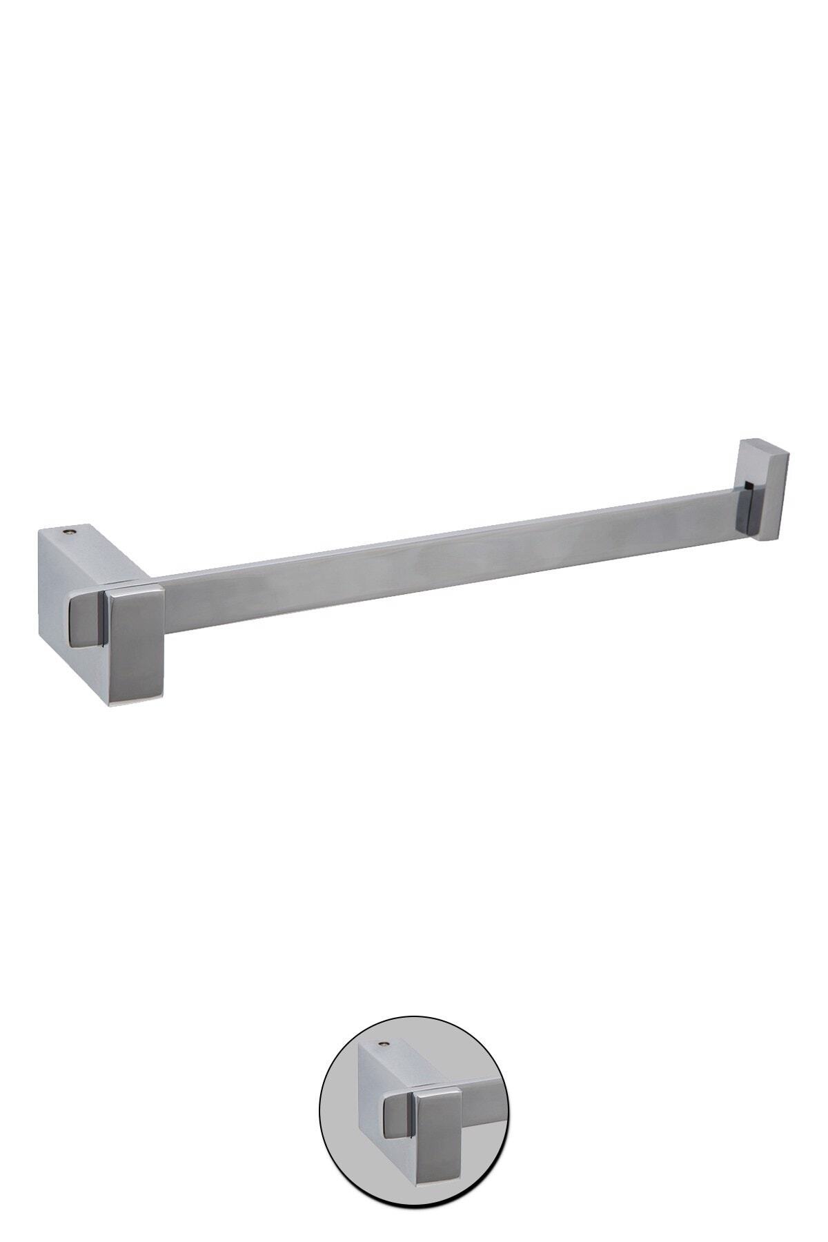 Milenay Flat Chrome Kağıt Havluluk, Pirinç, Krom Kaplama