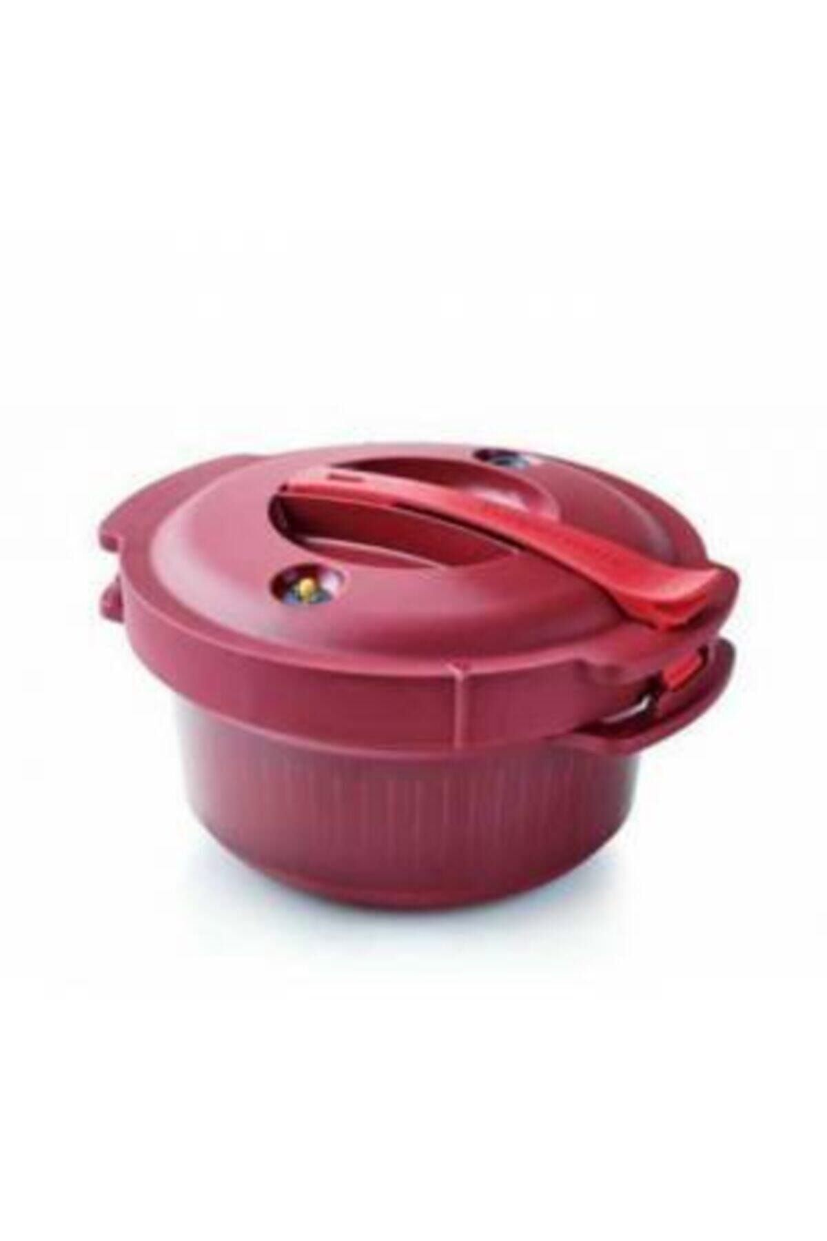 Tupperware Bordo Mikro Düdüklü Tencere 2 lt