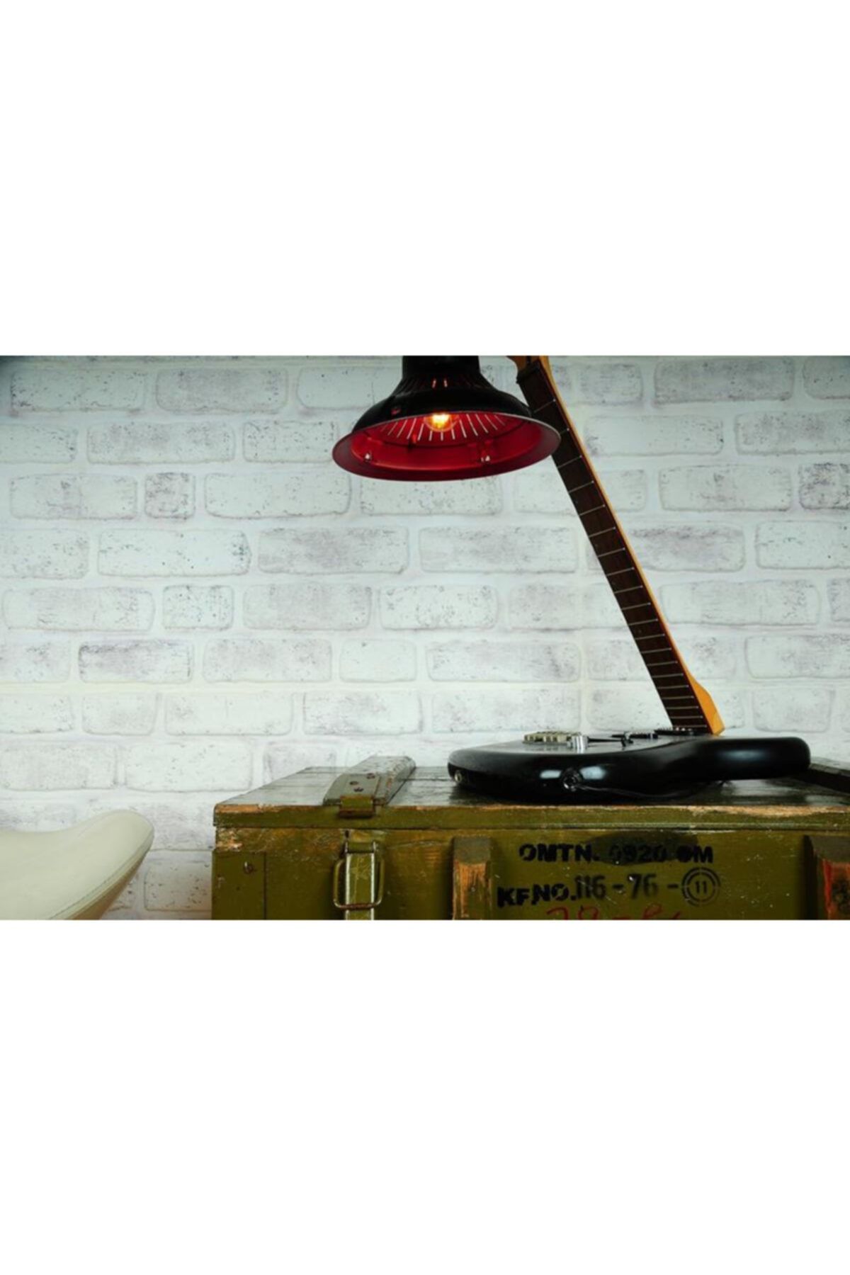 ELGRECORETRO Elektro Gitar Retro Tasarım Masa Lambası ( Geri Dönüşüm )