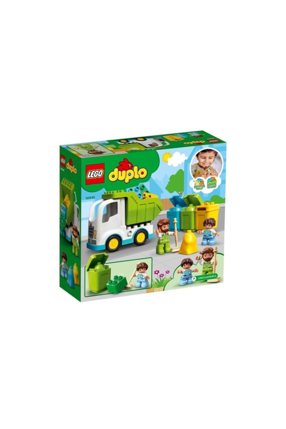 LEGO Duplo Kasabası Çöp Kamyonu Ve Geri Dönüşüm 10945