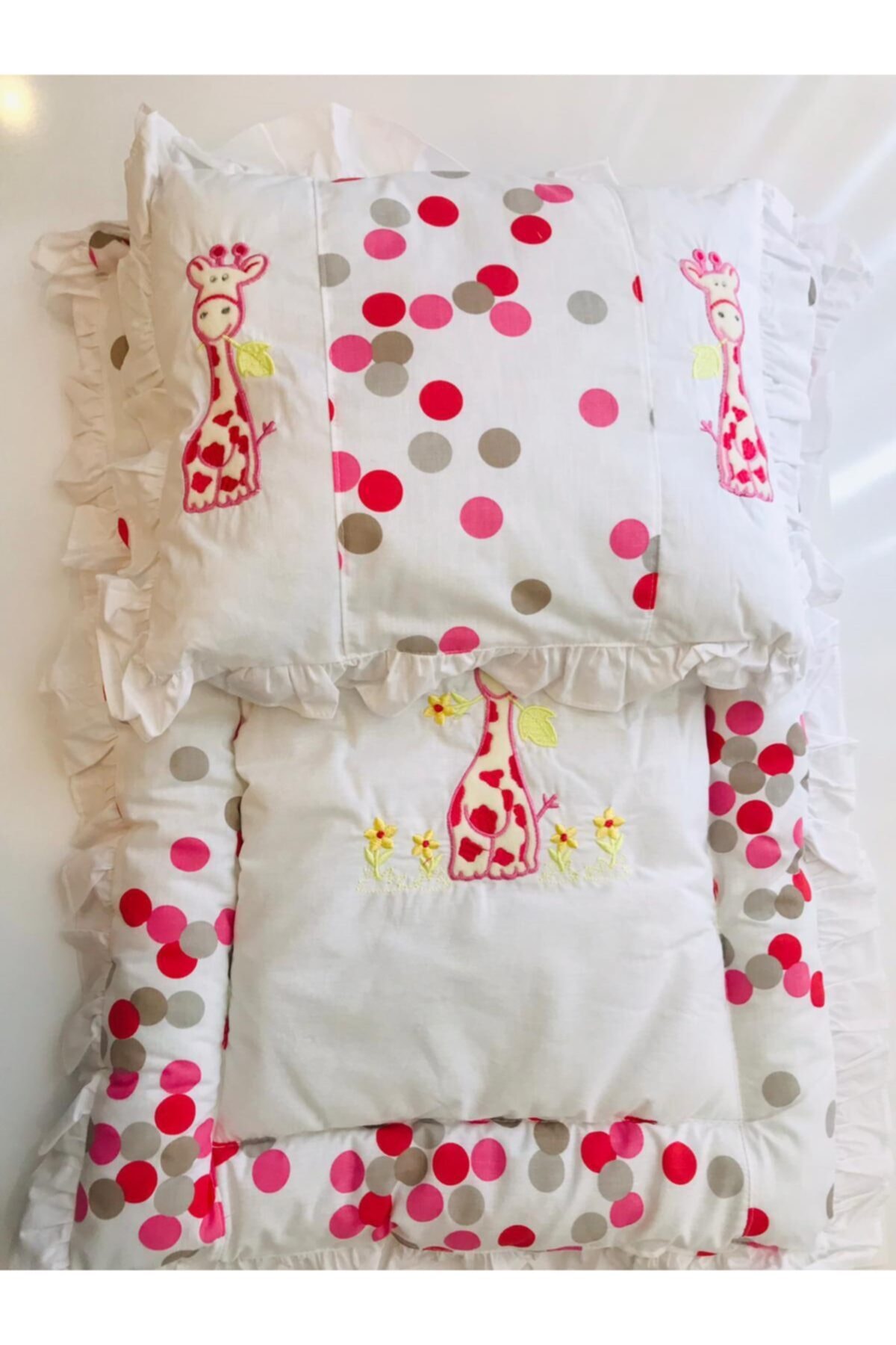 CEMRE BEBE Hankstore Zürafa Desenli Bebek Alt Açma Minderi