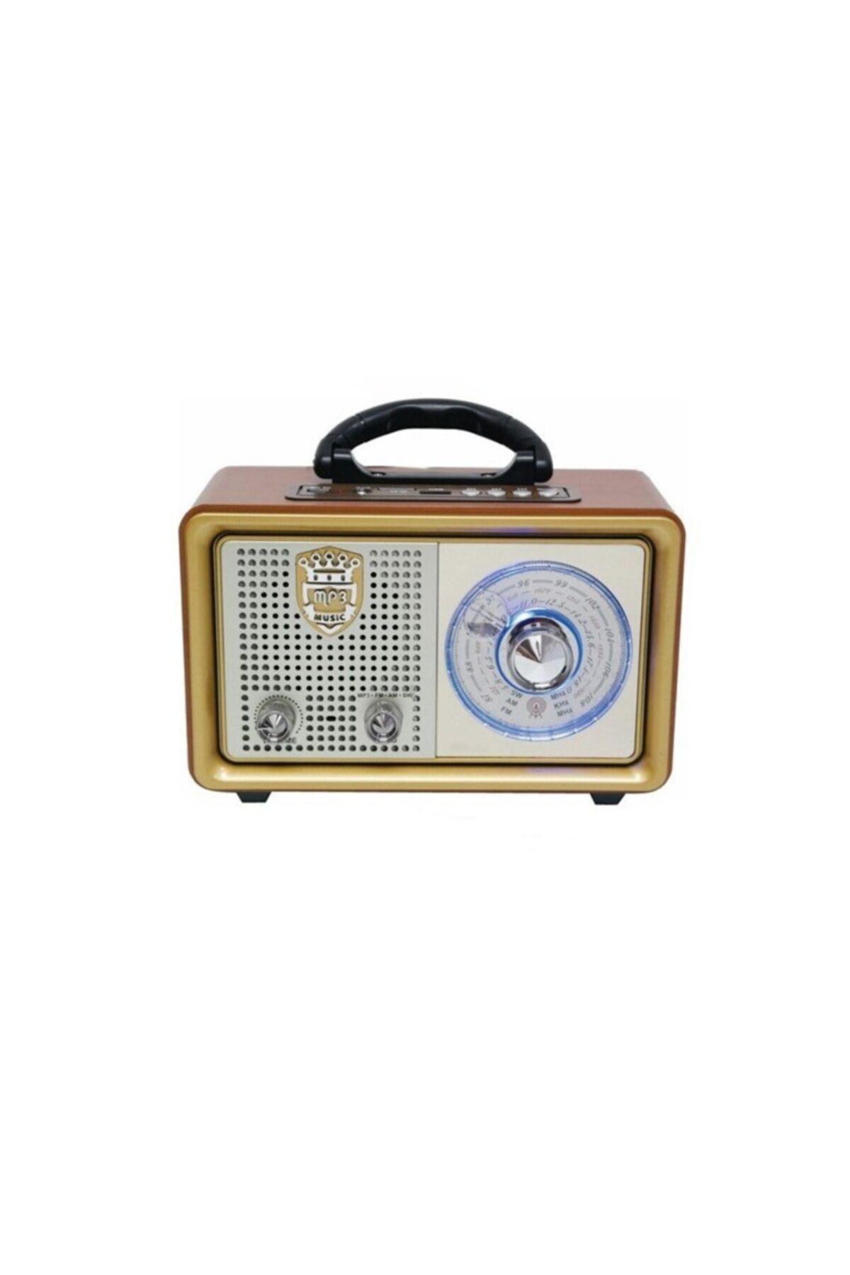 Modus Shop Meier M-110bt Nostaljik Retro Ahşap Bluetooth Fm Radyo