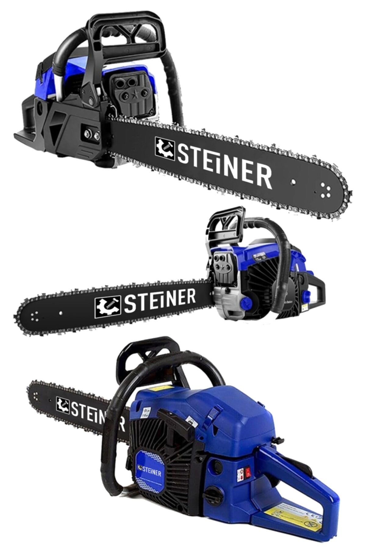 STEİNER Germany Technology Saw-9500 Benzinli Testere Ağaç Odun Dal Kesme Makinesi Motorlu Testere