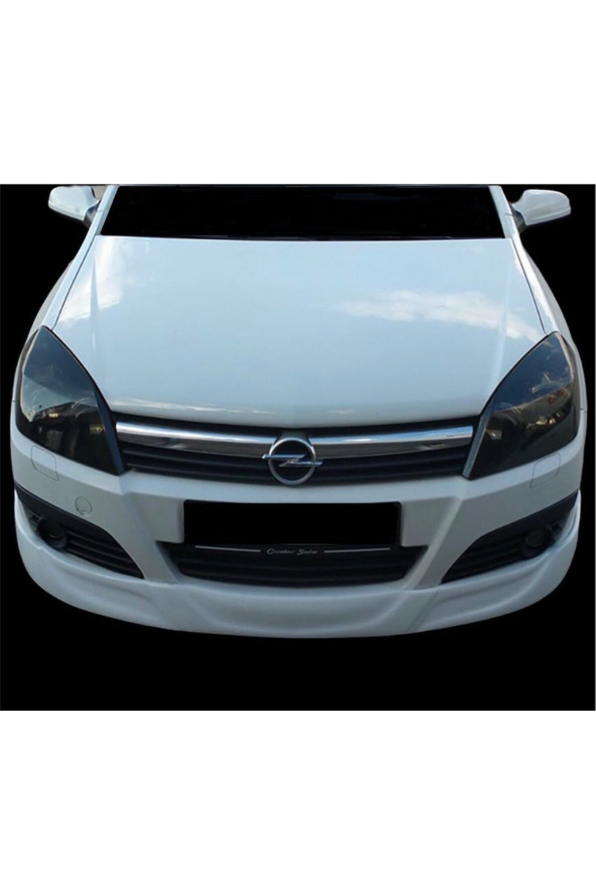 NilparTuning Opel Astra H Uyumlu Ön Tampon Eki Fiber Boyasız 2003-2006