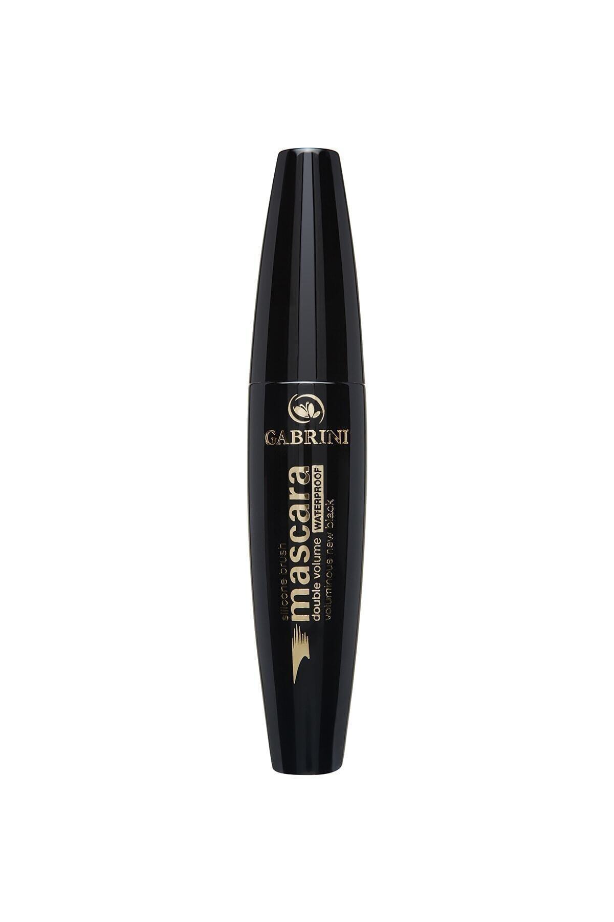 Gabrini Suya Dayanıklı Siyah Maskara Silicone Brush Mascara Waterproof 8696814061263