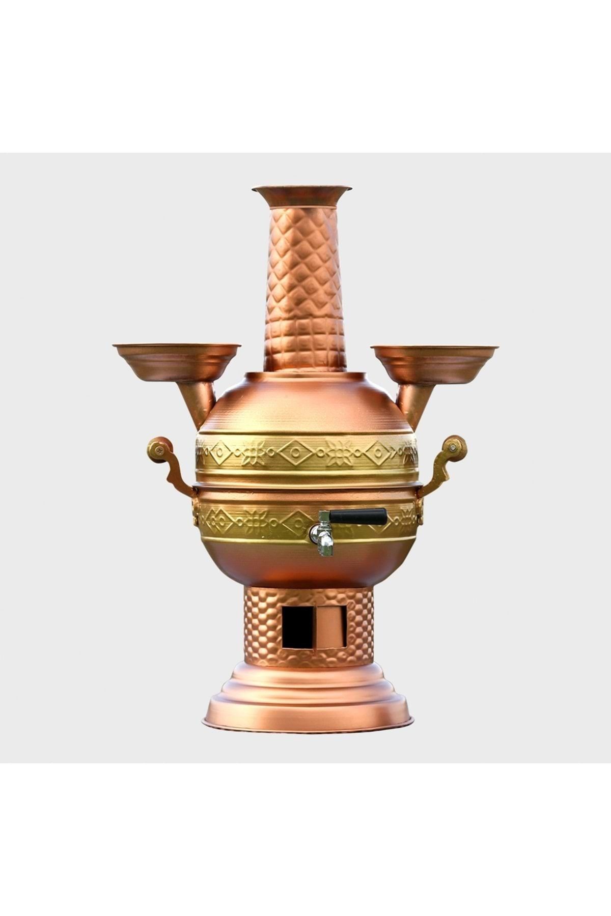 Sözenler 5 Lt Tombul Bakır Semaver