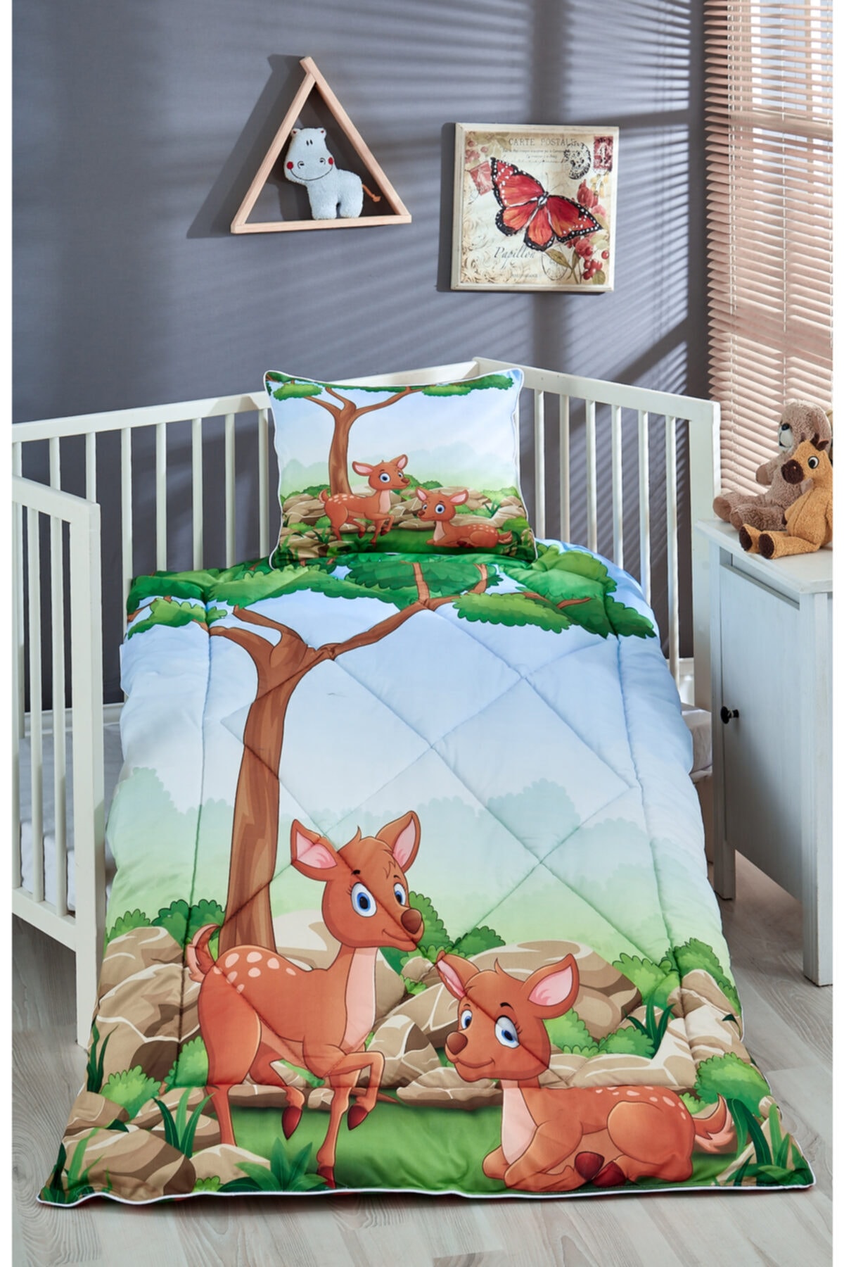 Komfort Home Dijital Baskılı Thermal Kumaş Bebek Yorgan Seti /b12
