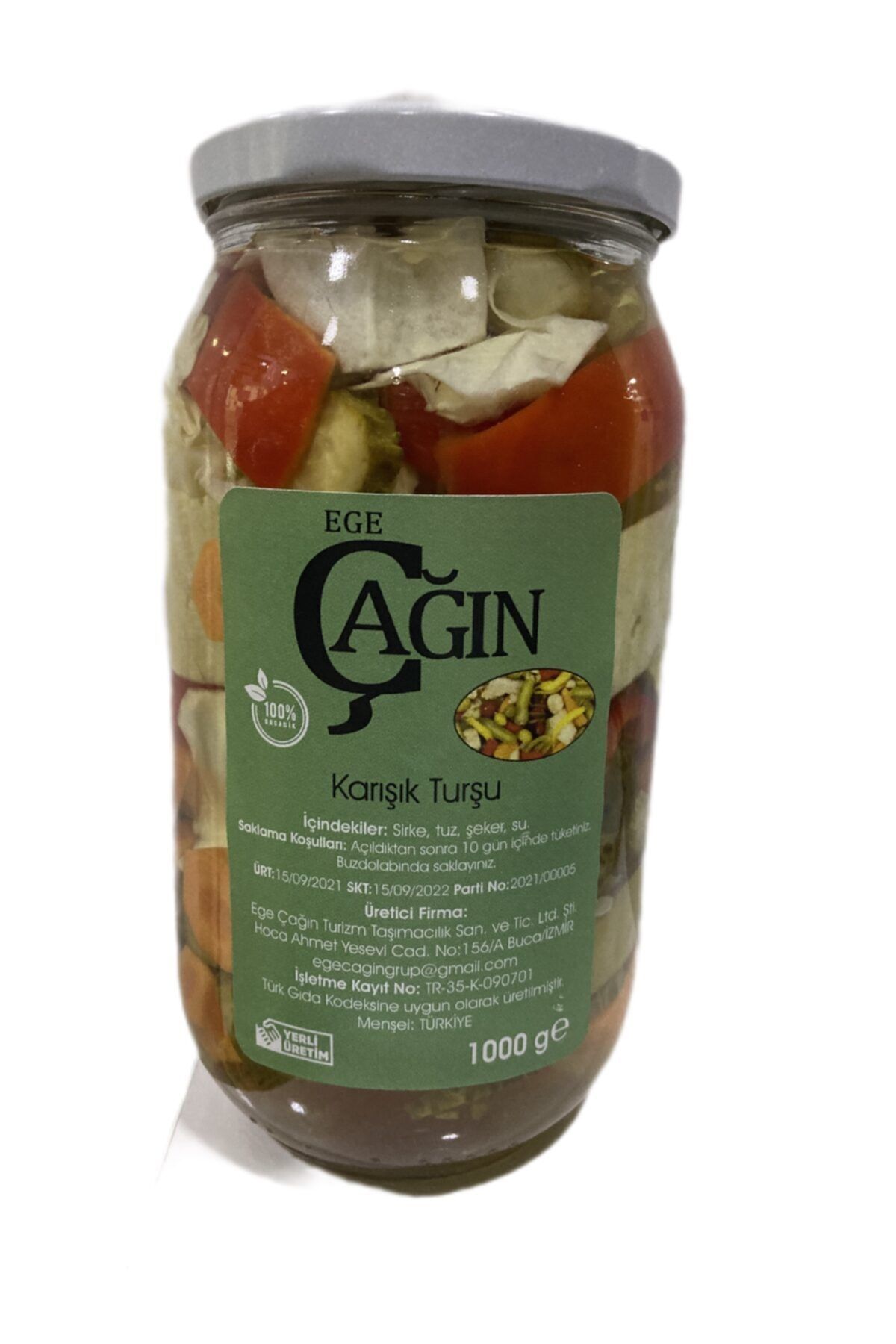 ege çağın Karışık Turşu 1000 gr