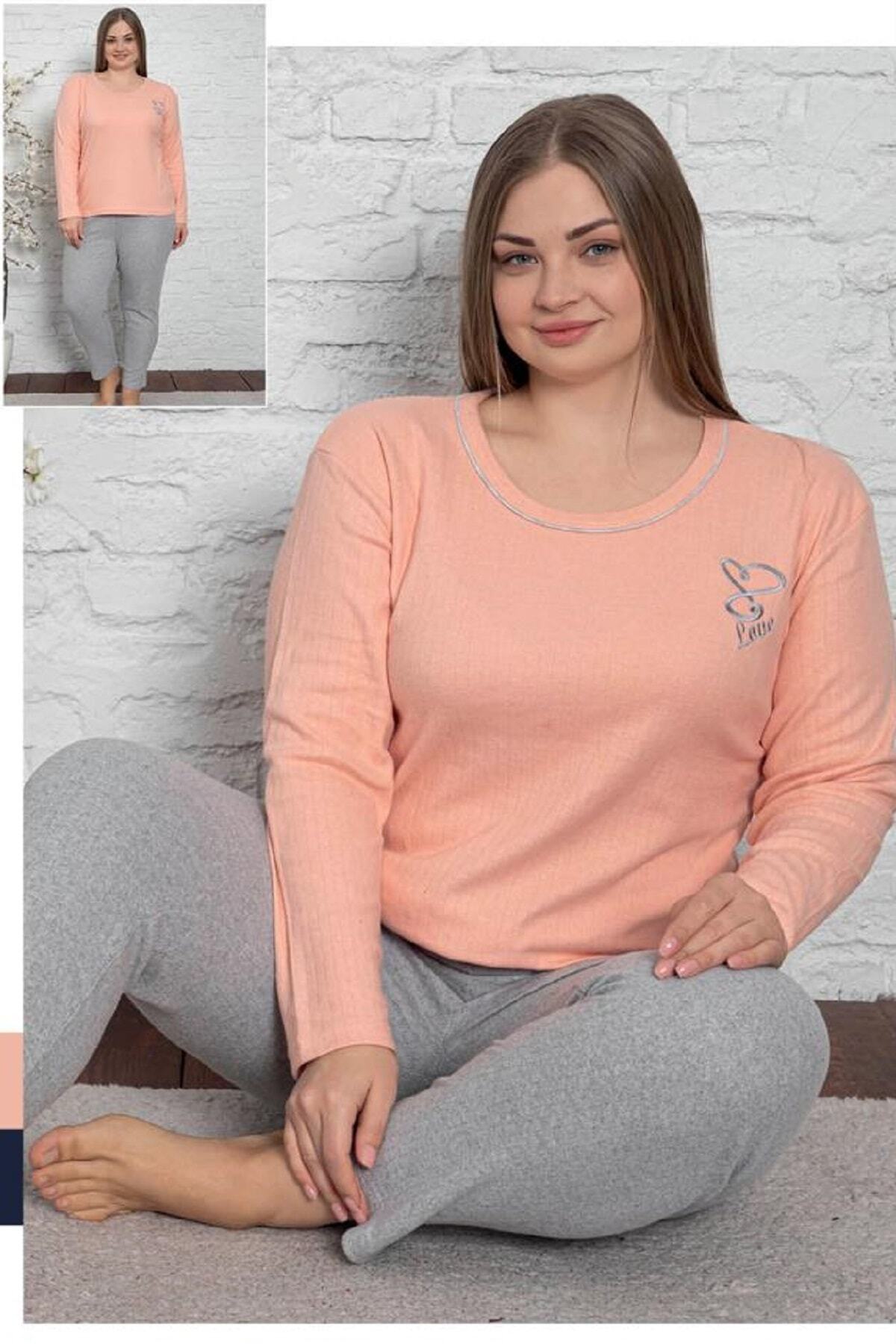 Ervanur Kadın Pijama Takımı Büyük Beden