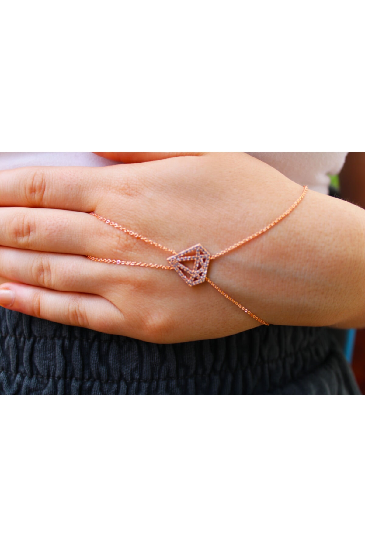 Hayber accessories Elmas Figürlü Şahmeran Bileklik