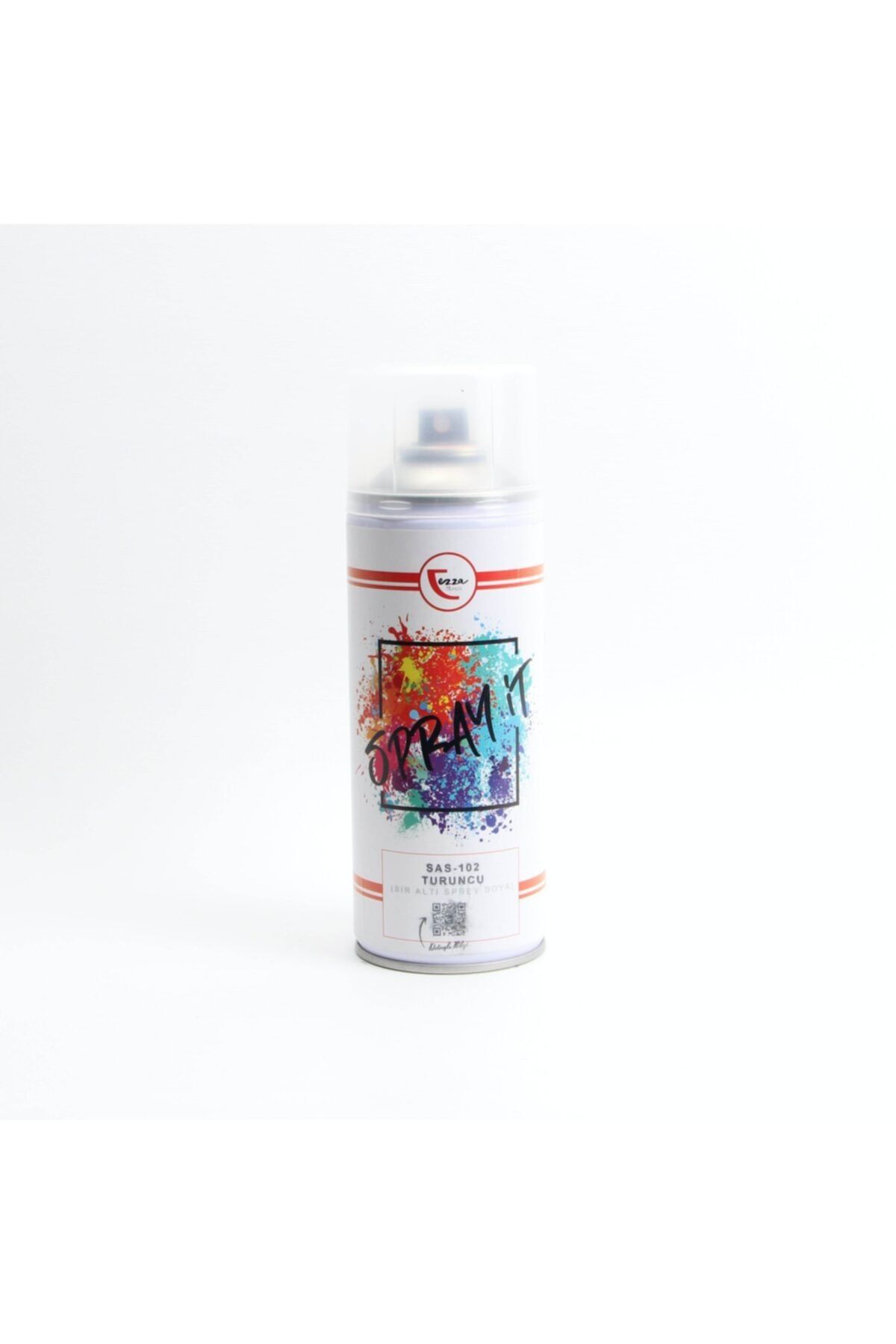 Tezza Bianca Sas 102  Turuncu Sır Altı Çini ve Porselen  Seramik Spray Boya